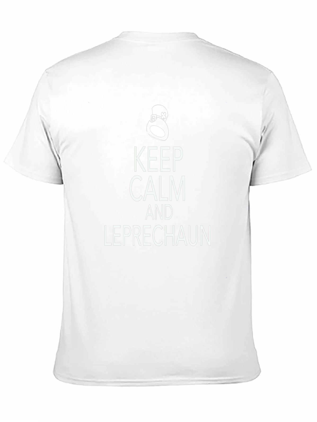 Keep Calm and Leprechaun Black T-Shirt