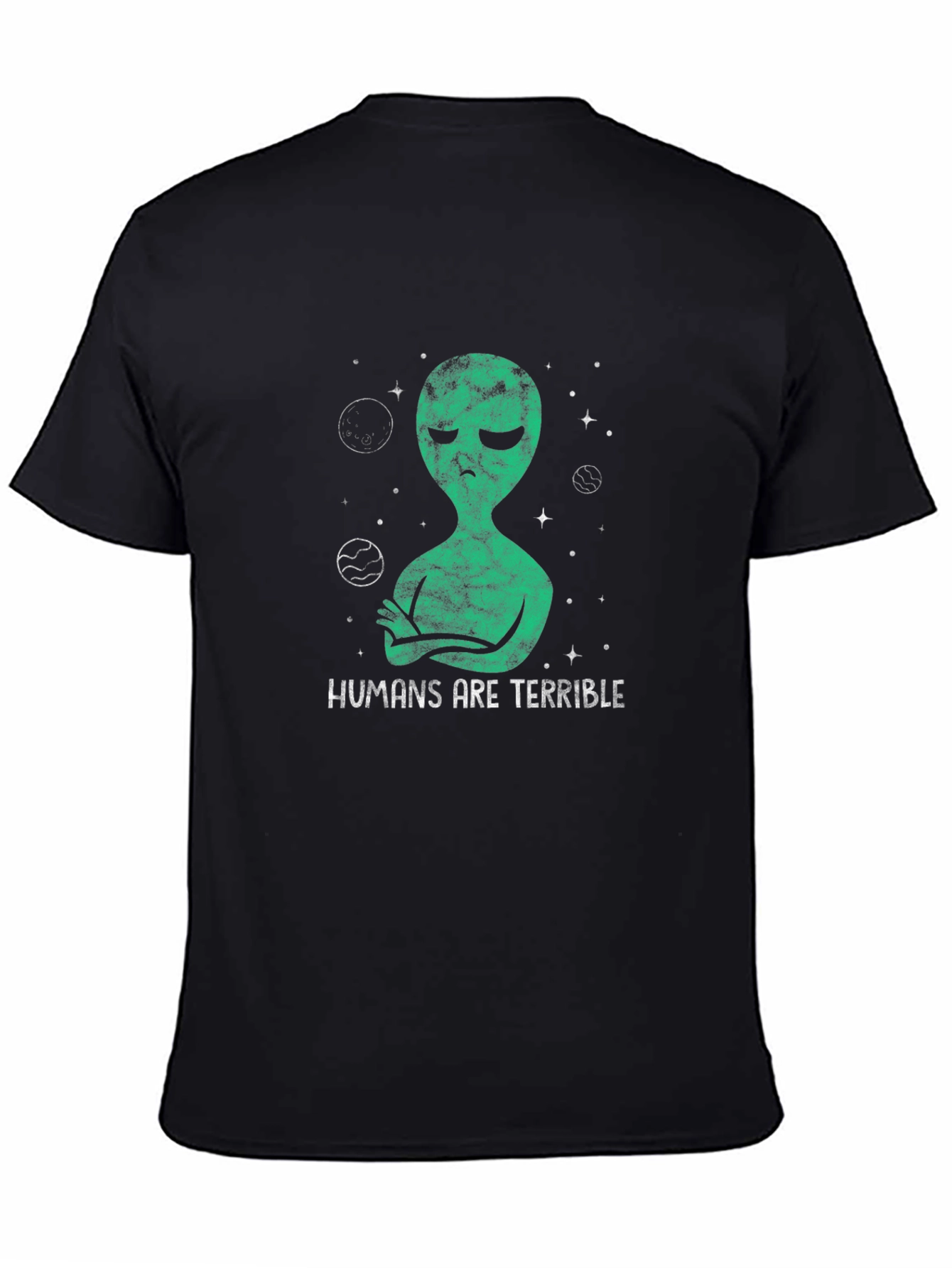 Humans are Terrible Alien Graphic Tee