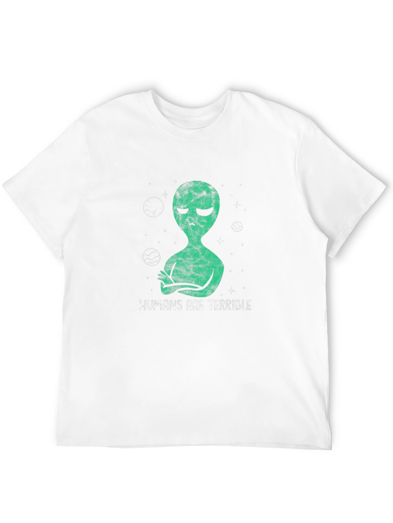 Humans are Terrible Alien Graphic Tee