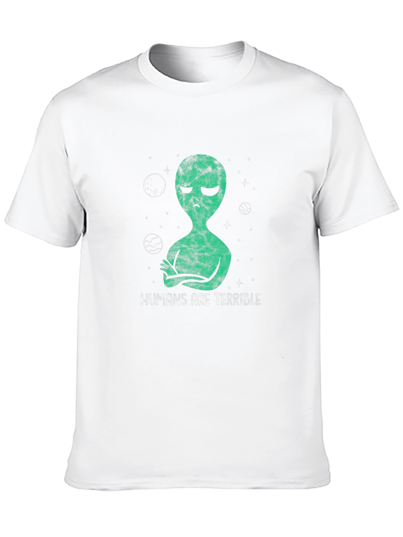 Humans are Terrible Alien Graphic Tee