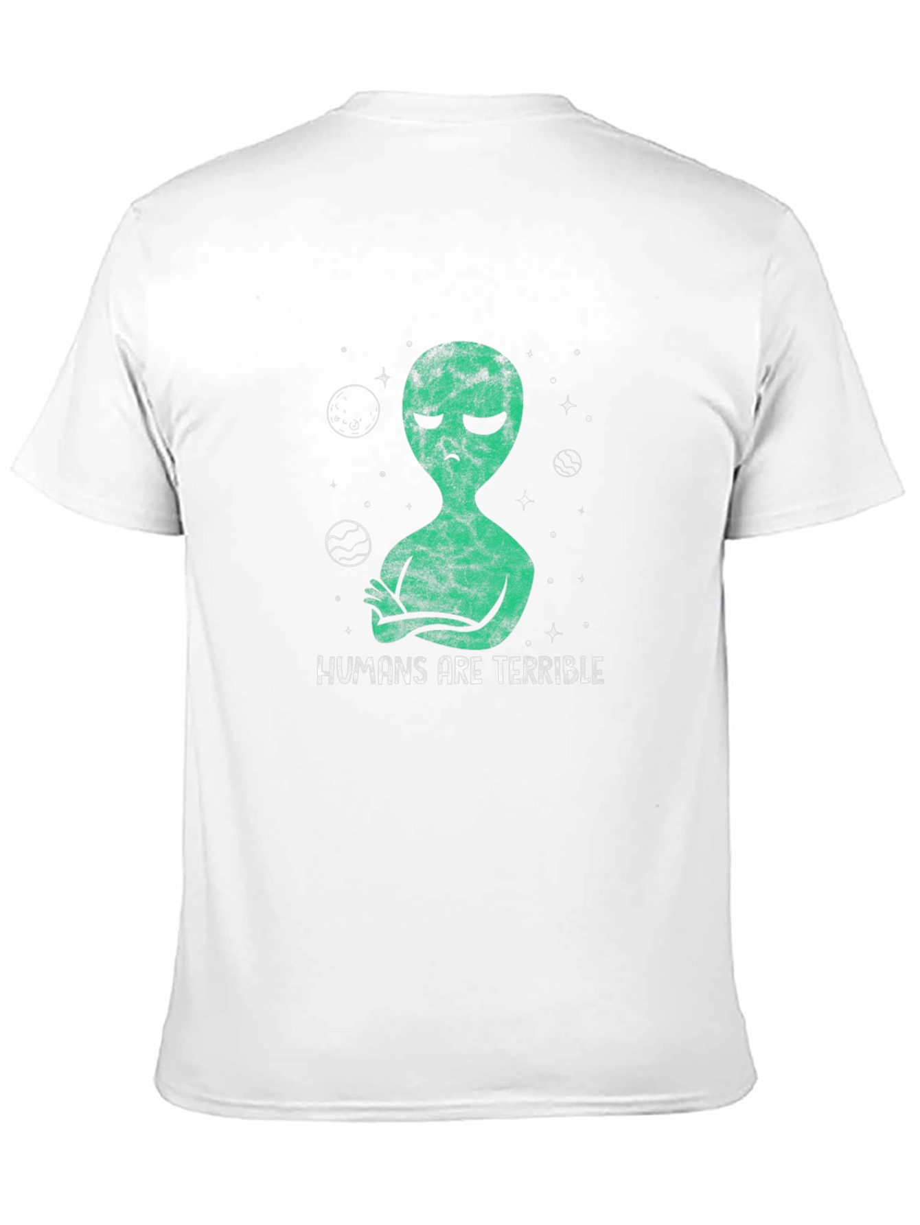 Humans are Terrible Alien Graphic Tee