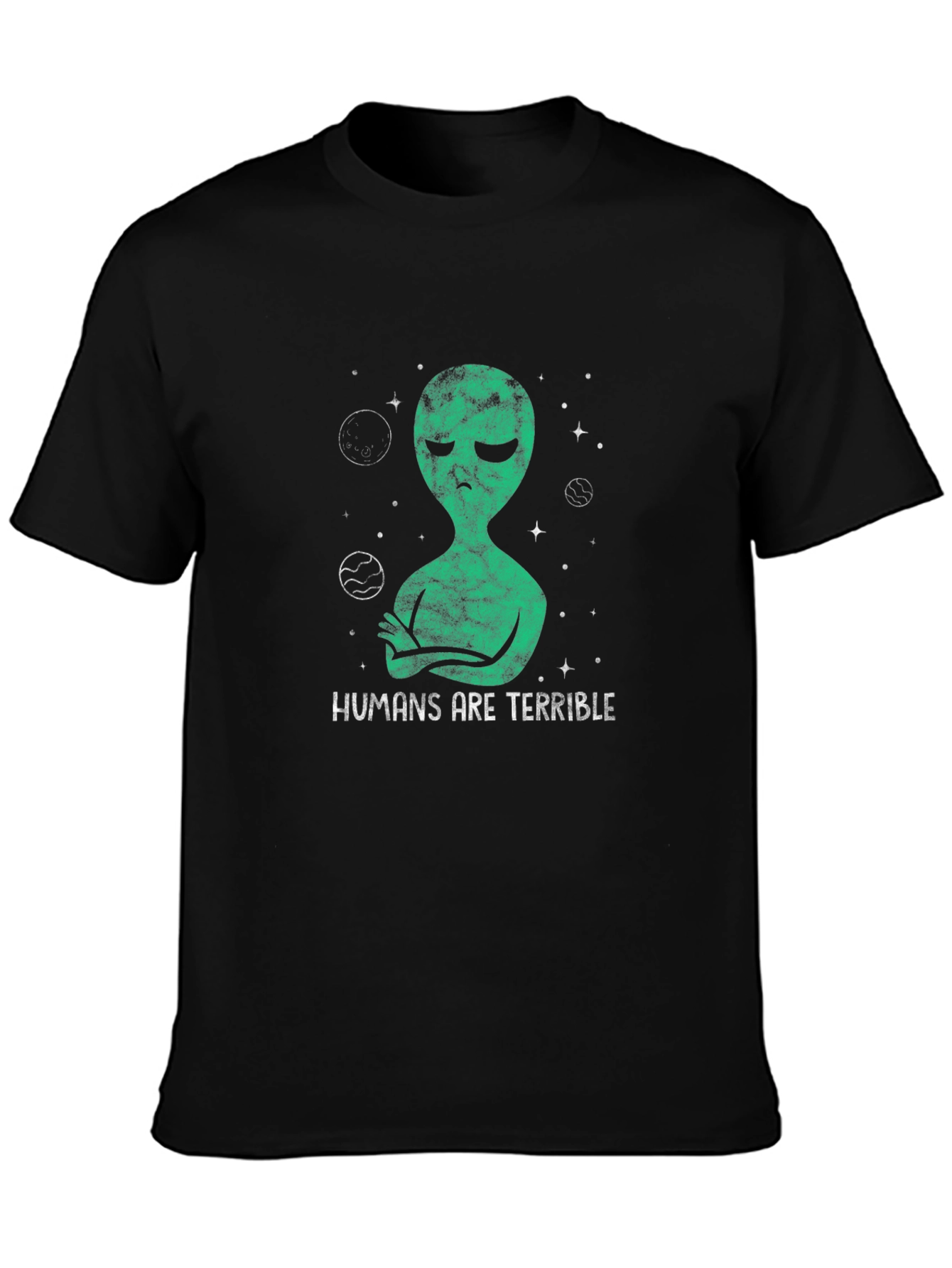 Humans are Terrible Alien Graphic Tee