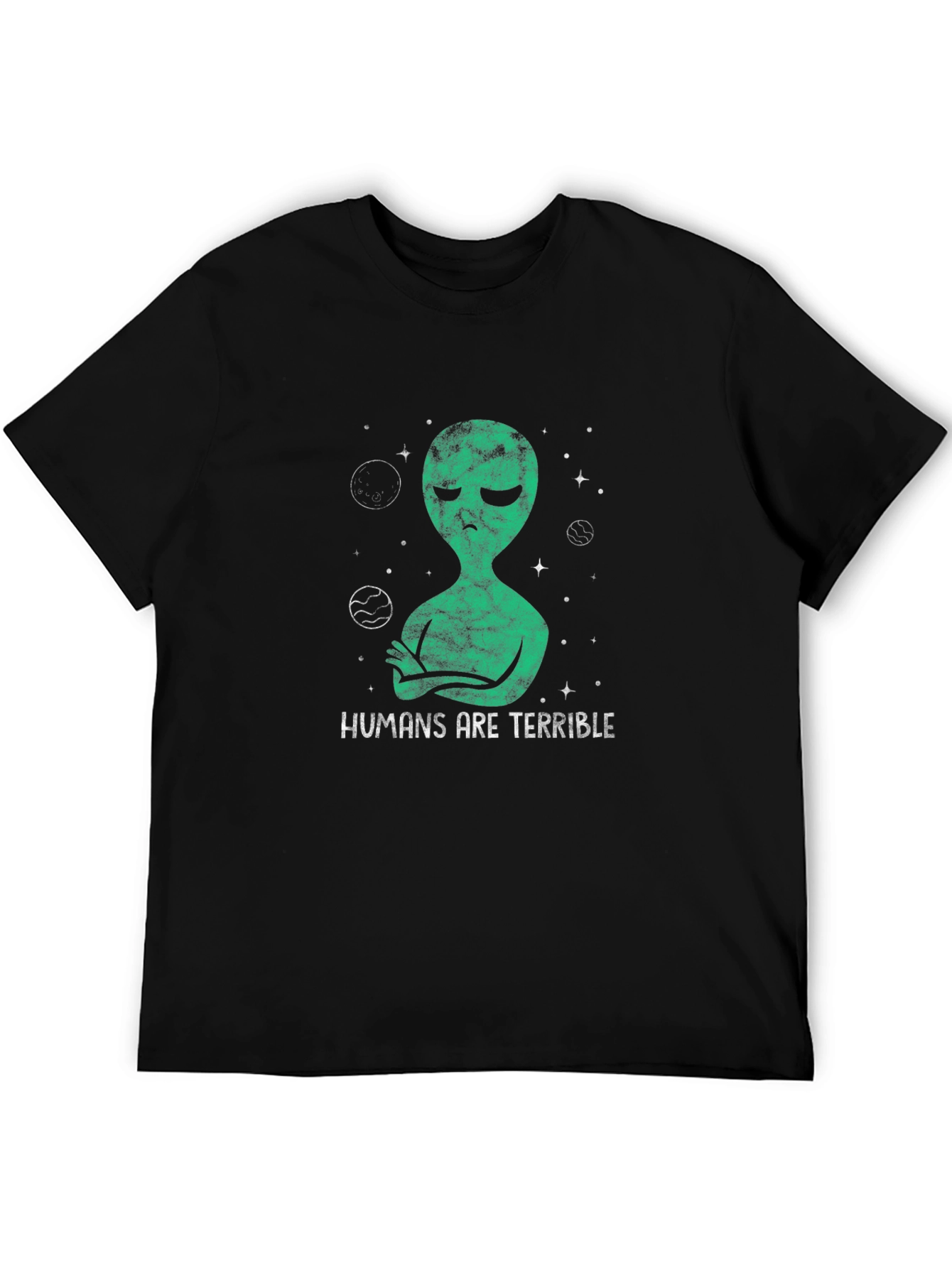 Humans are Terrible Alien Graphic Tee