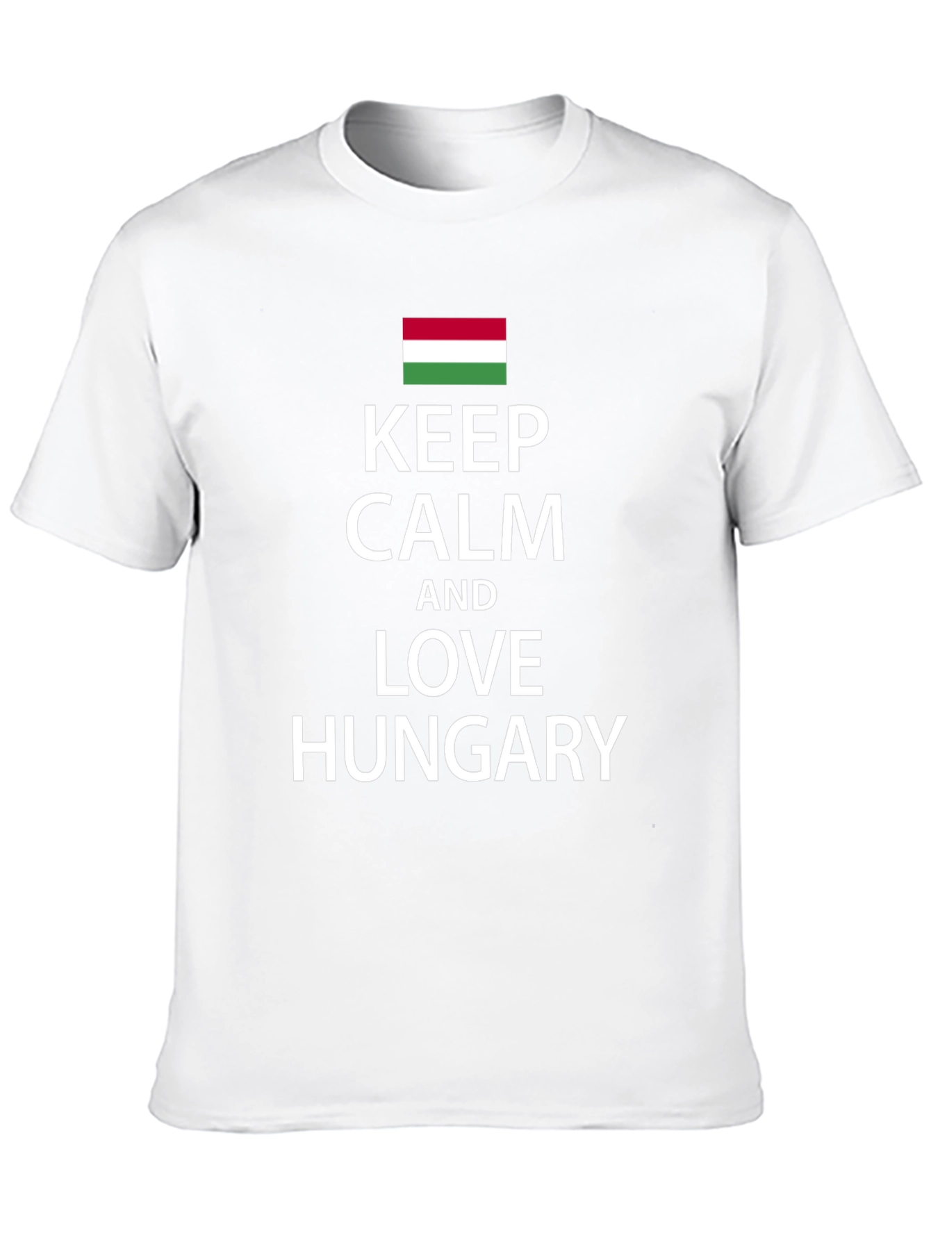 Keep Calm & Love Hungary Black T-Shirt