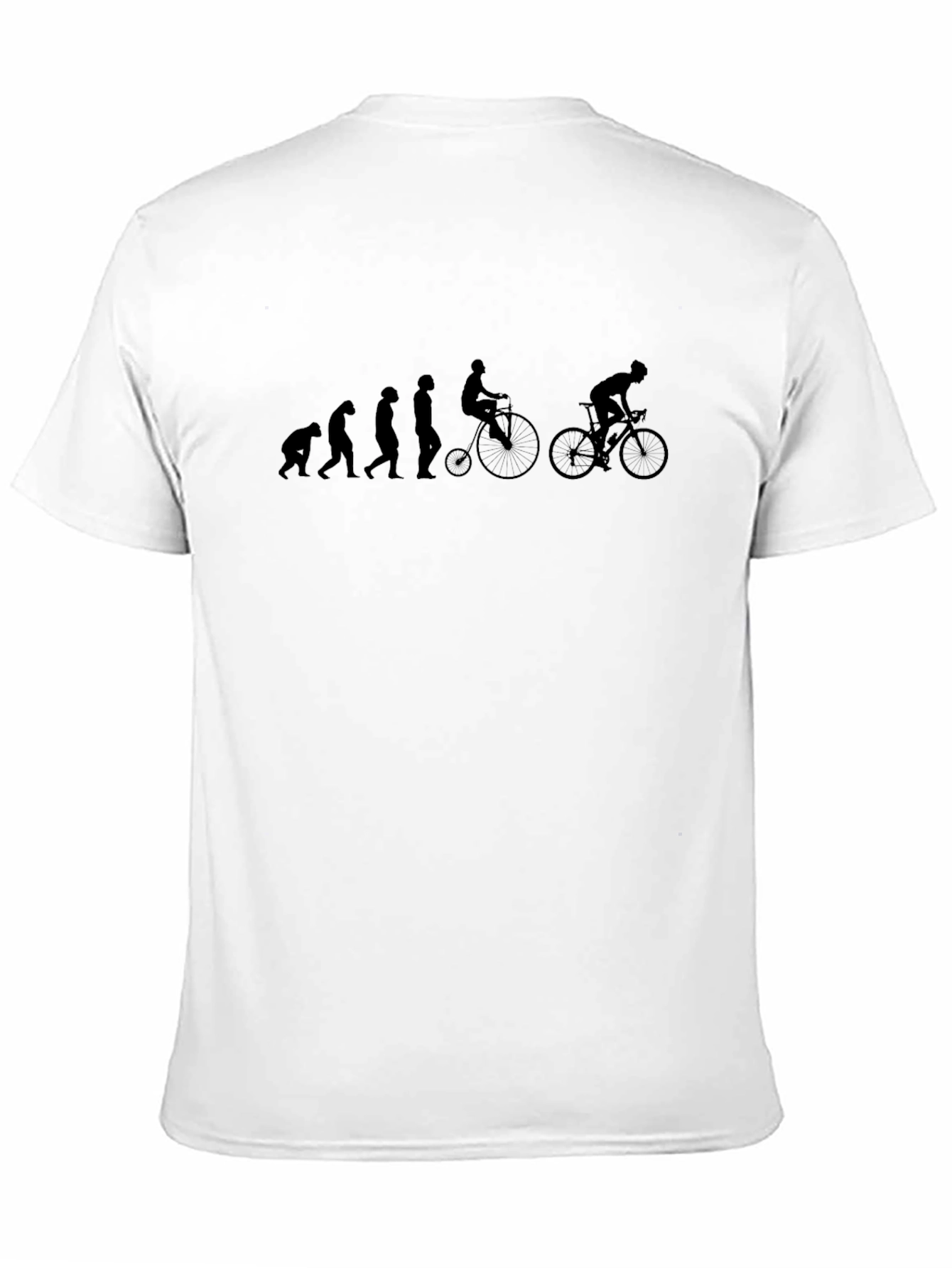 Evolution of Cyclist Graphic T-Shirt