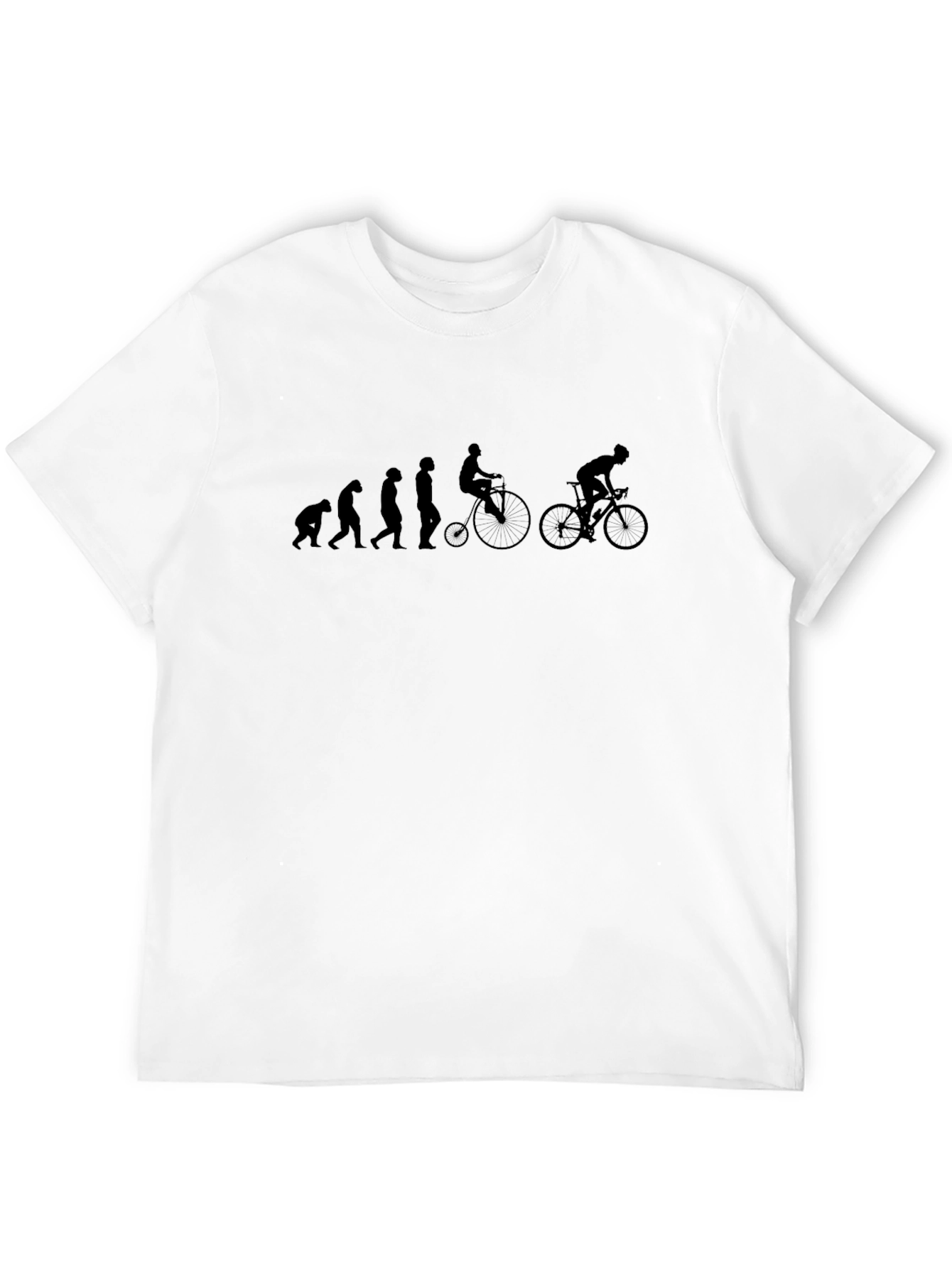 Evolution of Cyclist Graphic T-Shirt