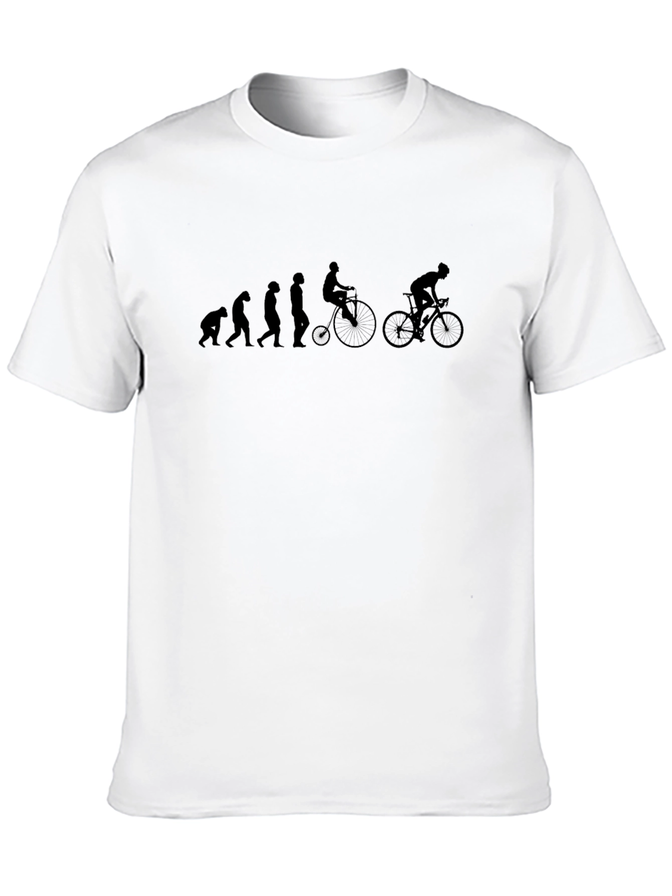 Evolution of Cyclist Graphic T-Shirt