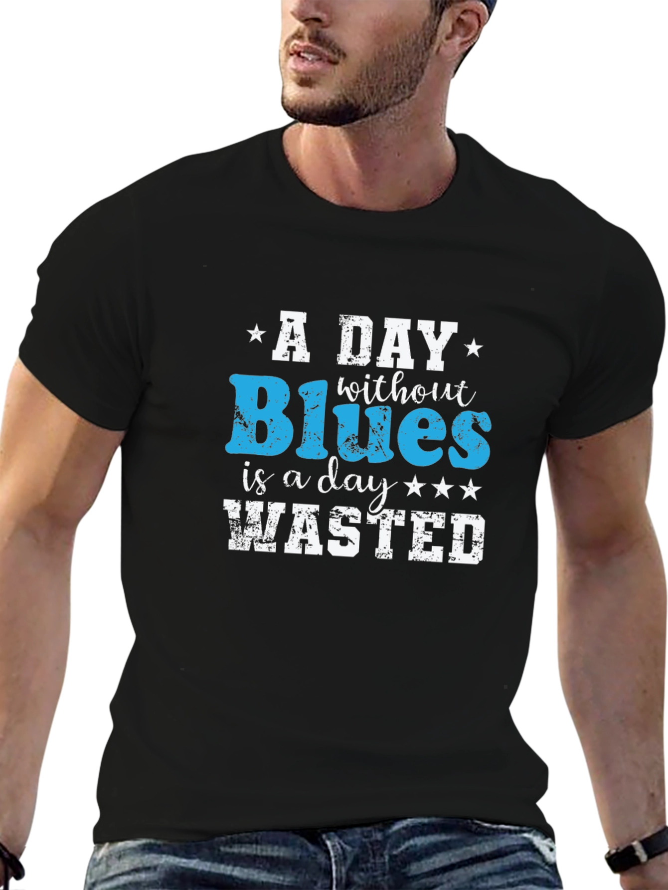 A Day Without Blues T-Shirt - Music Lover Tee