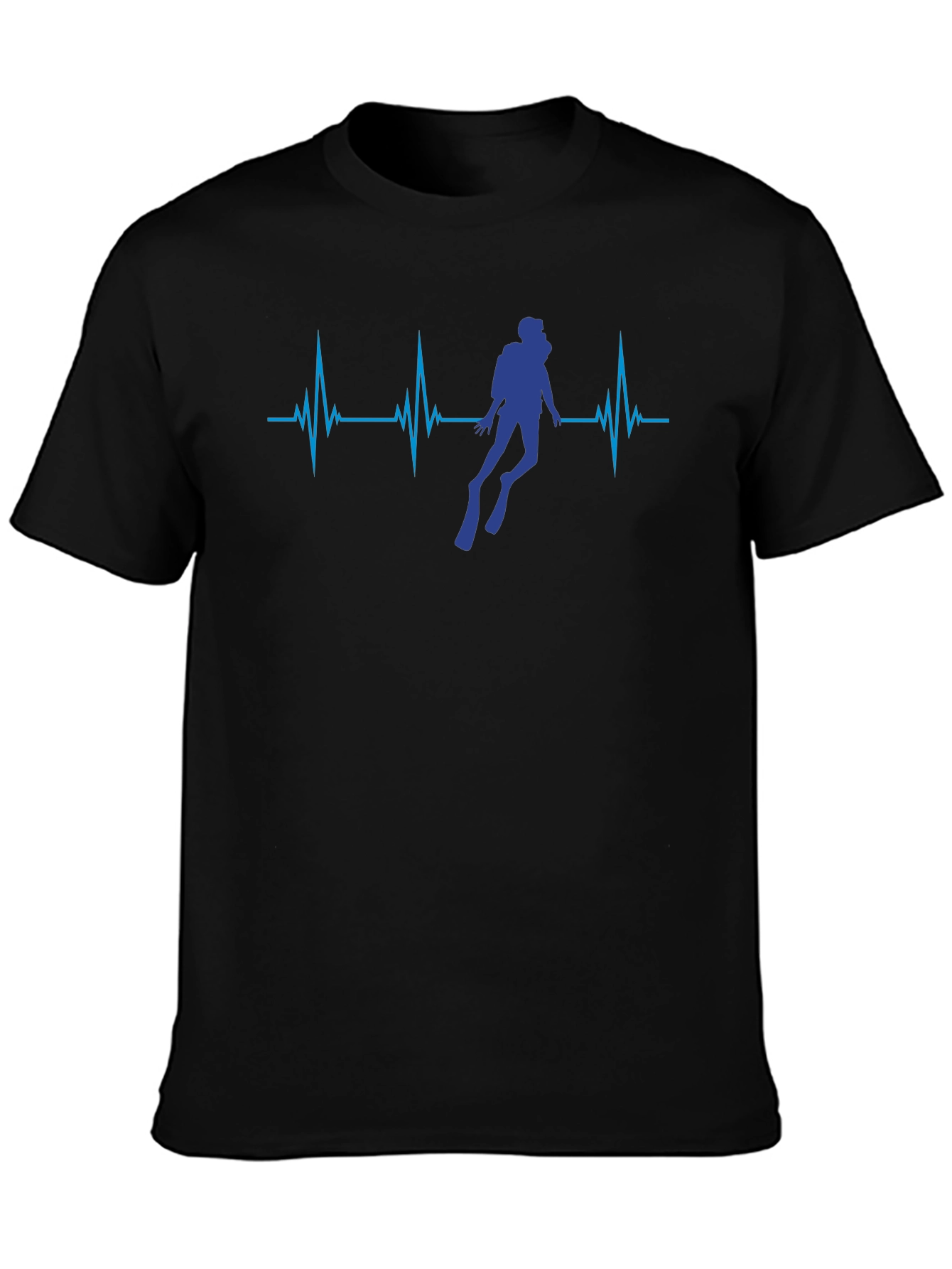 Diver Heartbeat T-Shirt - Scuba Diving Tee
