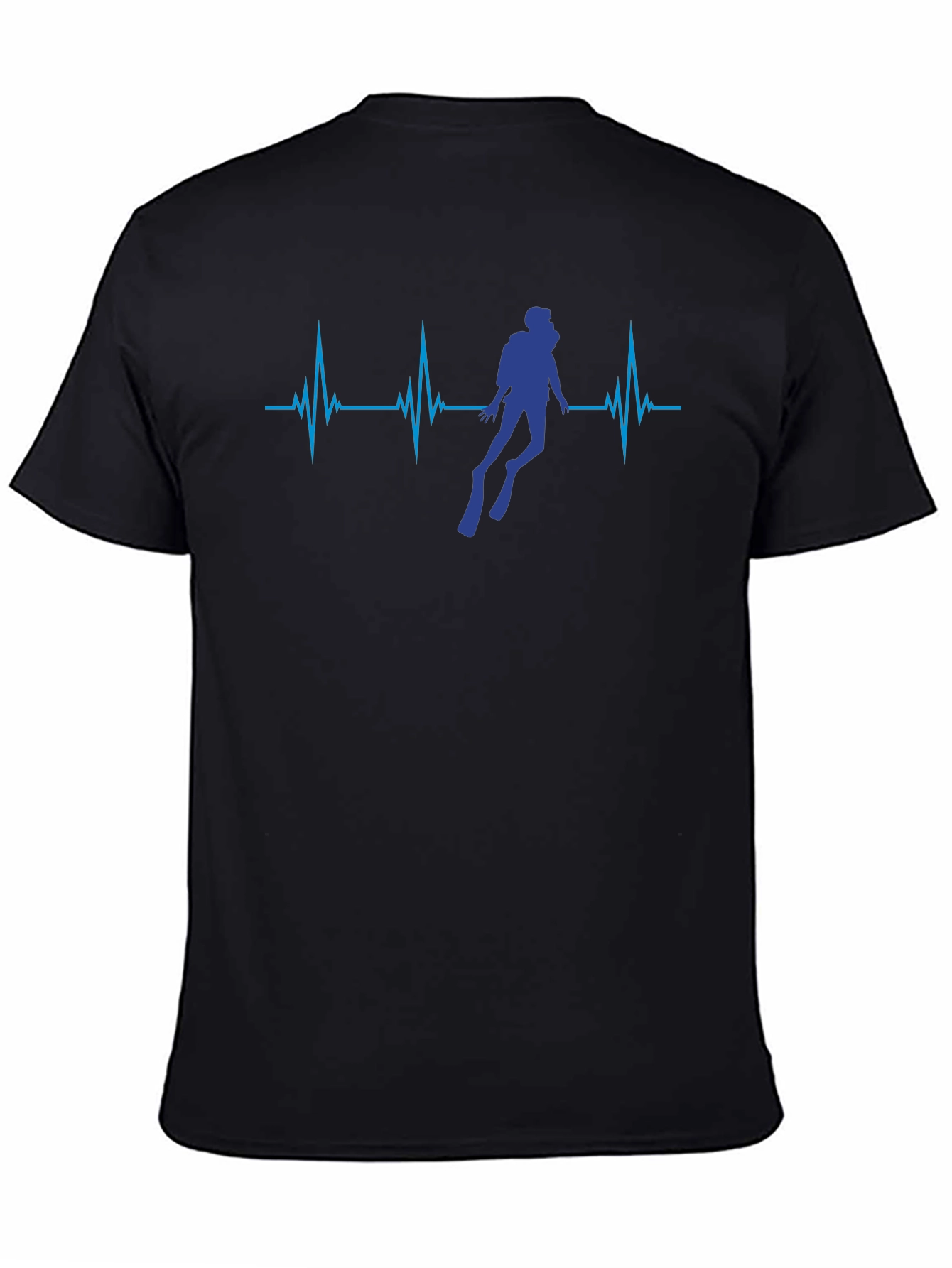 Diver Heartbeat T-Shirt - Scuba Diving Tee