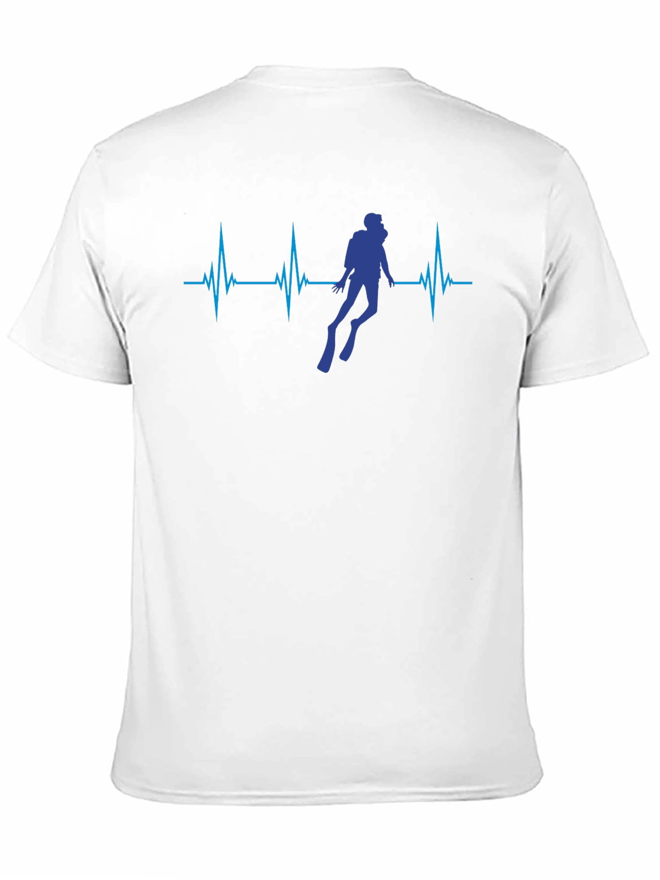 Diver Heartbeat T-Shirt - Scuba Diving Tee