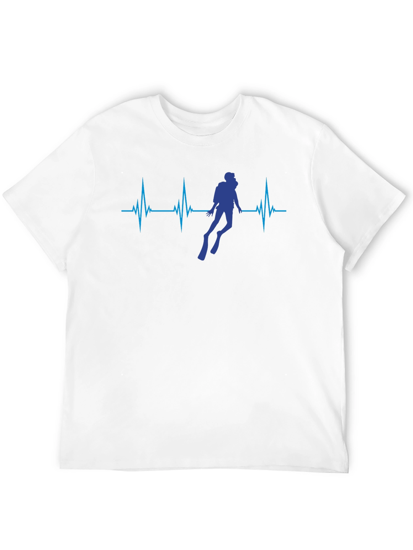 Diver Heartbeat T-Shirt - Scuba Diving Tee