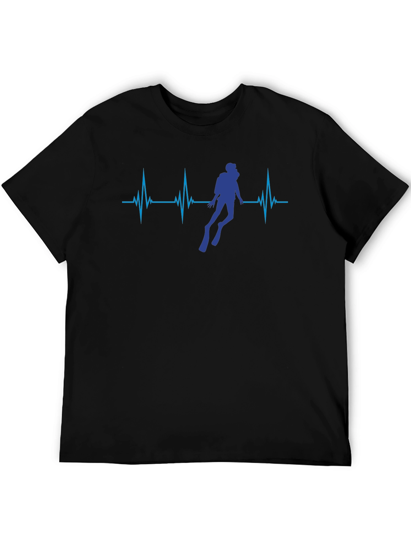Diver Heartbeat T-Shirt - Scuba Diving Tee