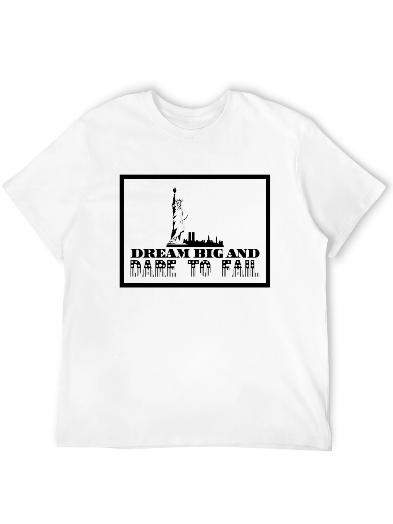 Dream Big Graphic Tee - Stylish Black T-Shirt