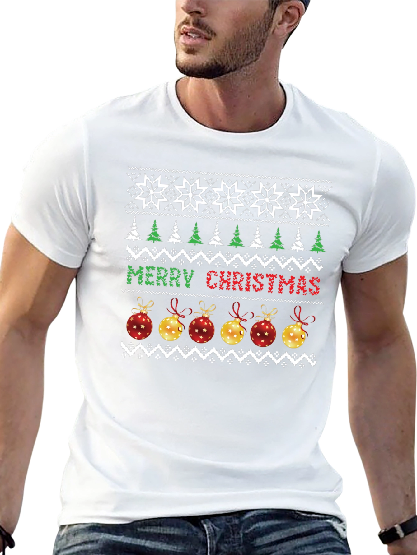 Merry Christmas Ugly Sweater T-Shirt