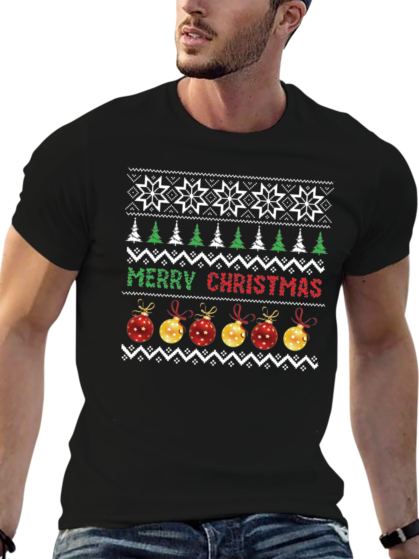 Merry Christmas Ugly Sweater T-Shirt