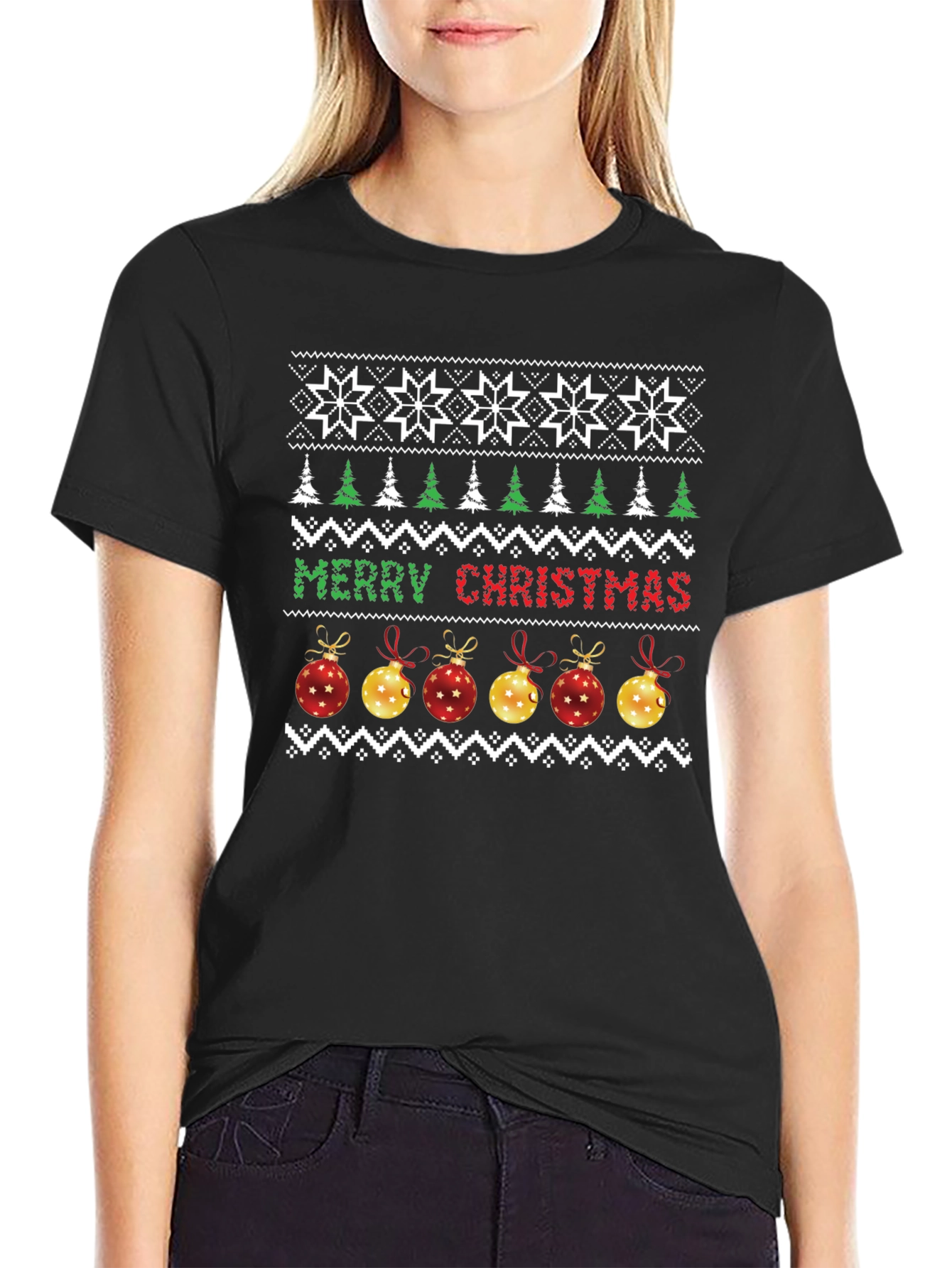 Merry Christmas Ugly Sweater T-Shirt