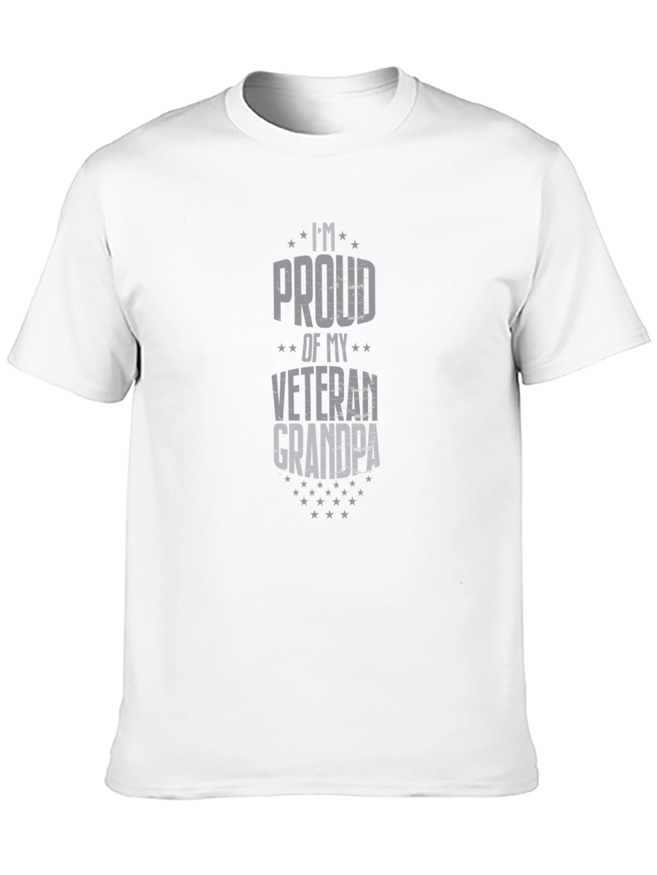 Proud Veteran Grandpa Graphic T-Shirt