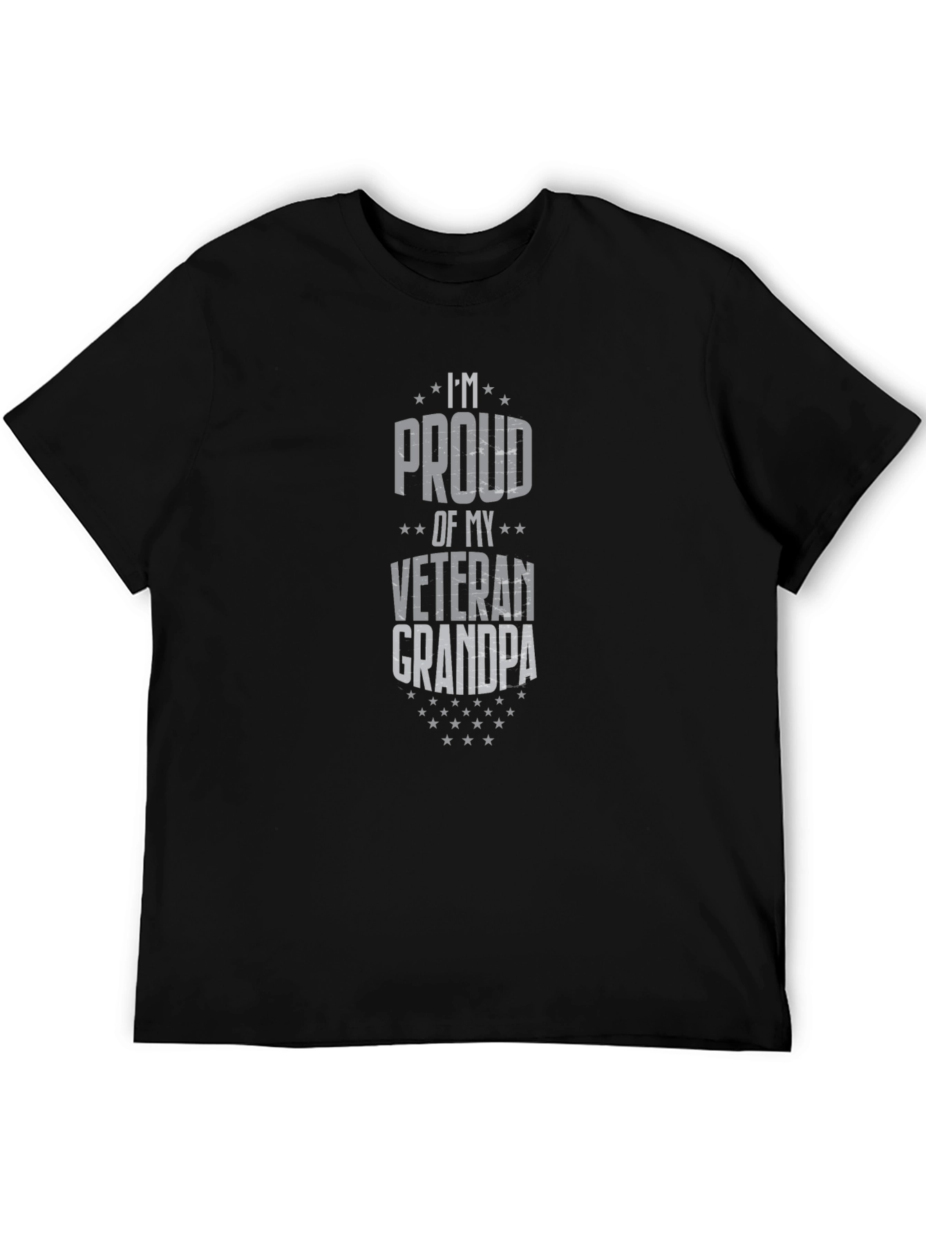Proud Veteran Grandpa Graphic T-Shirt
