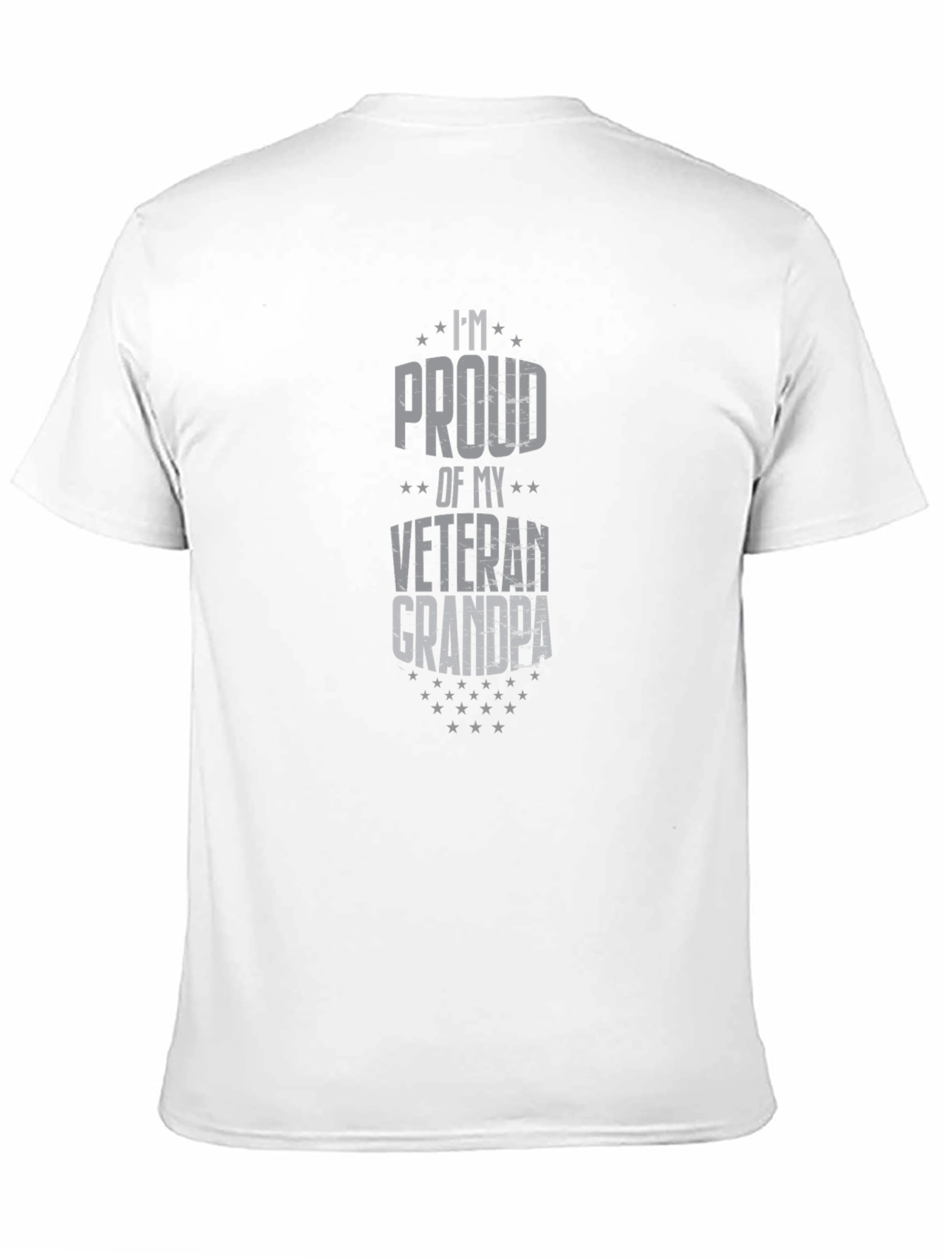 Proud Veteran Grandpa Graphic T-Shirt