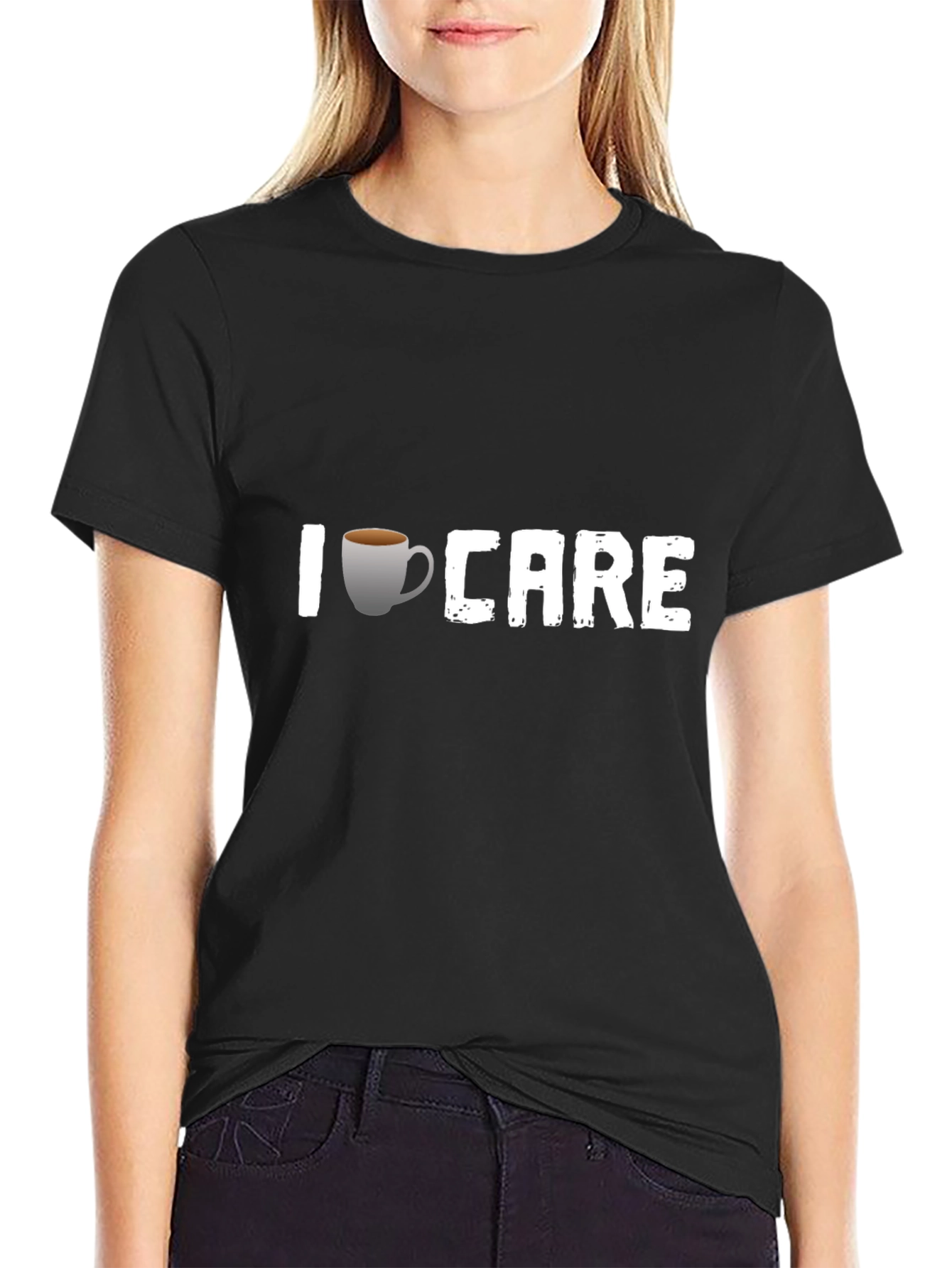 I Coffee Care Graphic T-Shirt