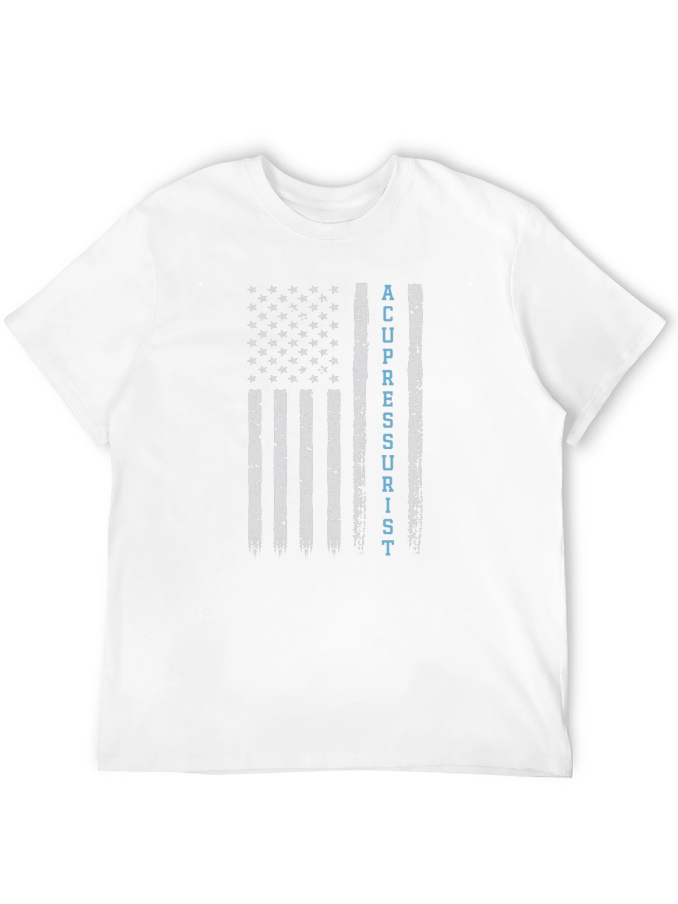 Acupressurist Flag T-Shirt - Patriotic Medical Tee