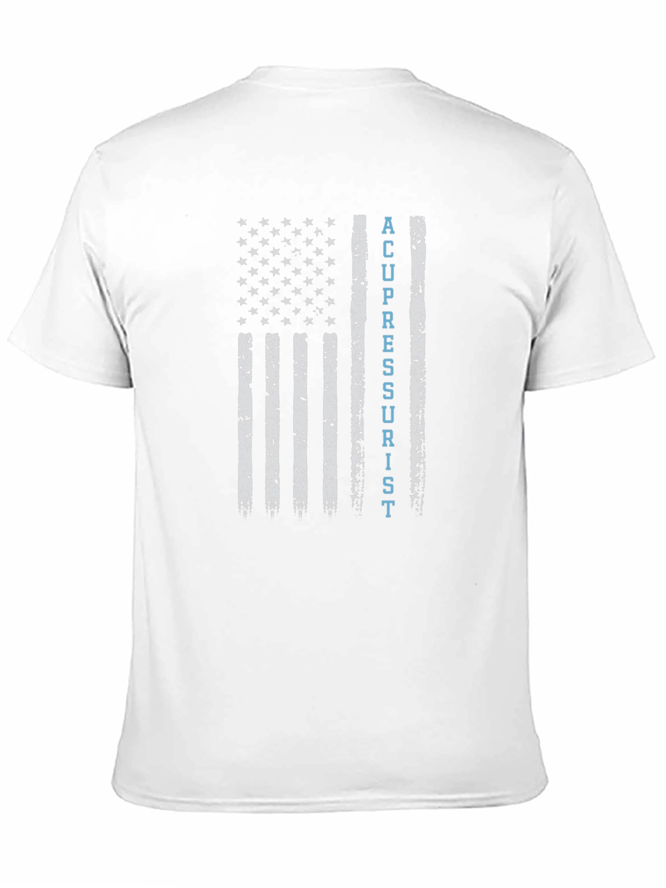 Acupressurist Flag T-Shirt - Patriotic Medical Tee