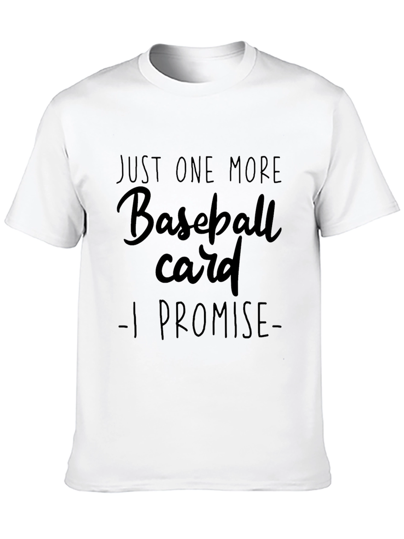 Baseball Card Promise Graphic T-Shirt
