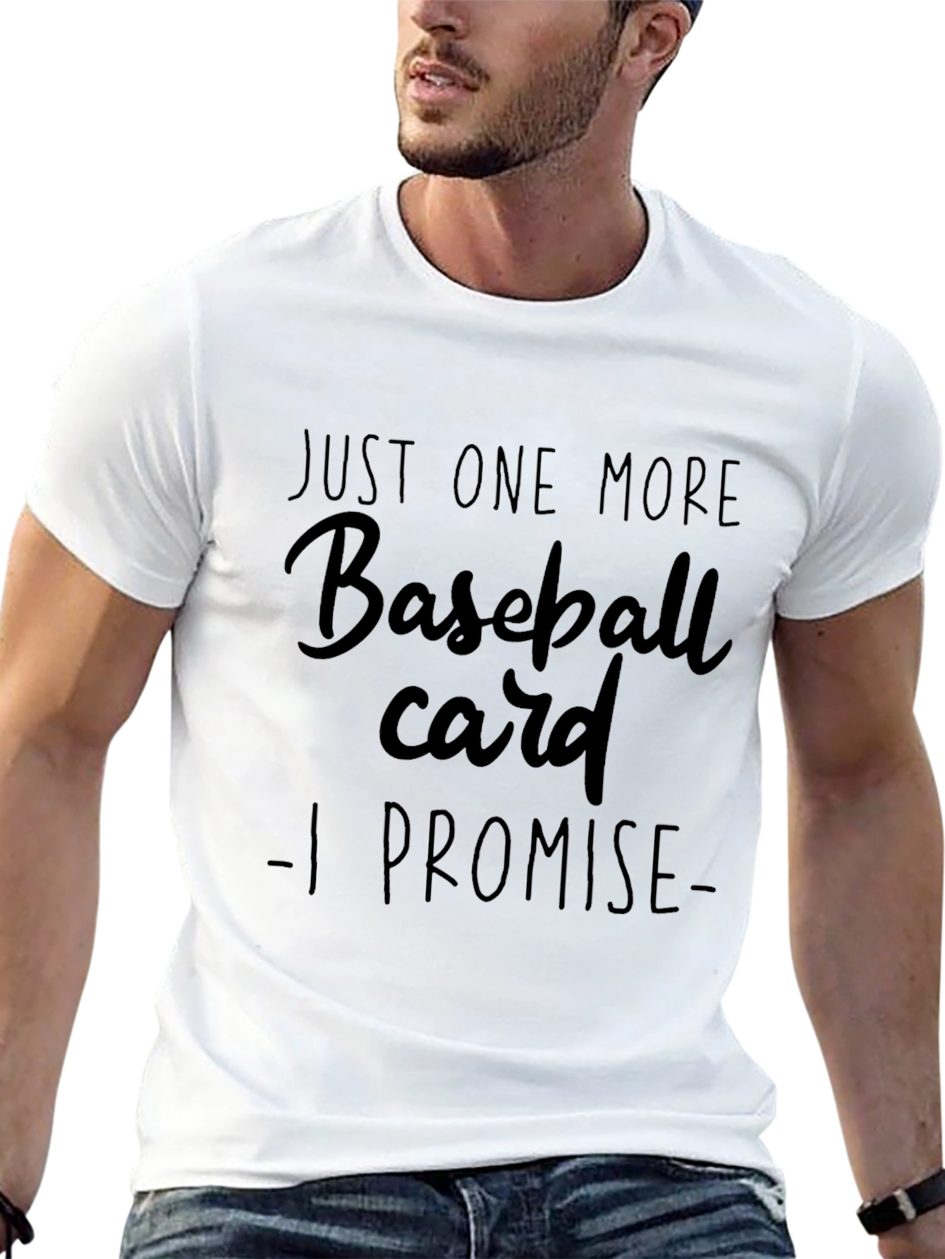 Baseball Card Promise Graphic T-Shirt