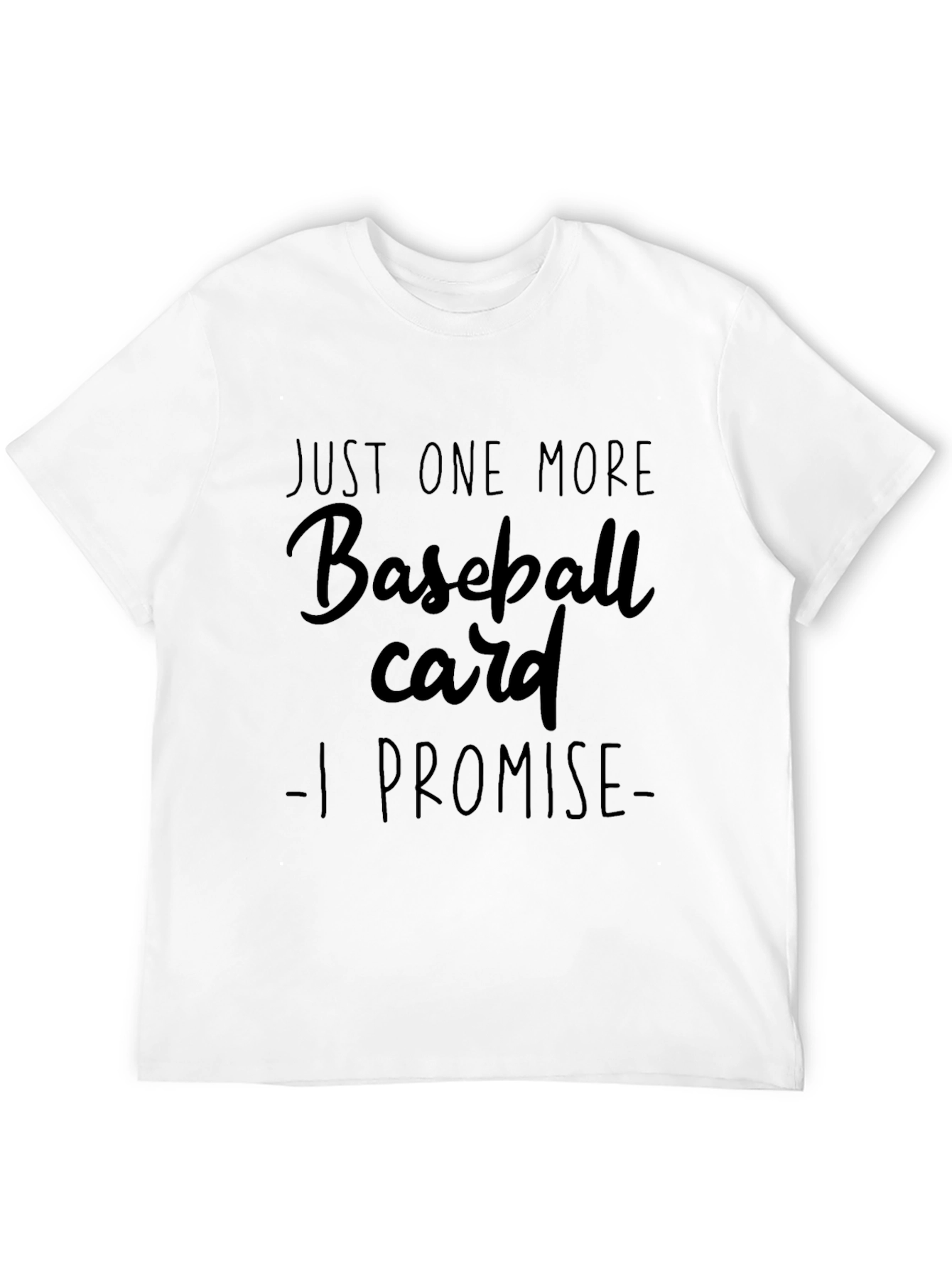 Baseball Card Promise Graphic T-Shirt