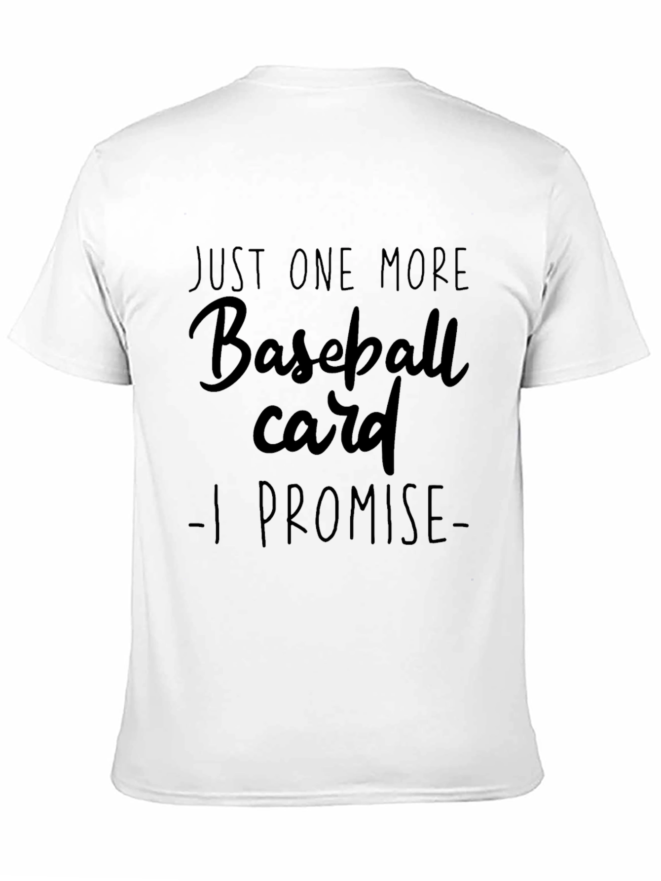 Baseball Card Promise Graphic T-Shirt