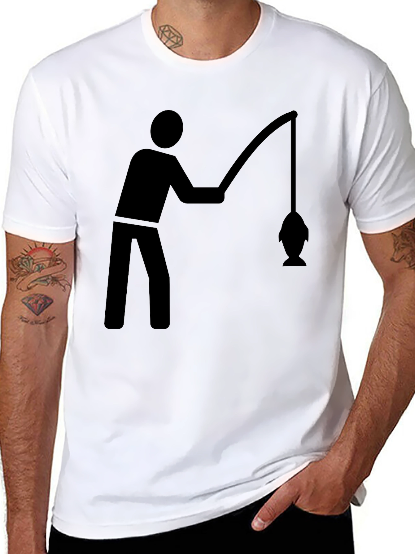 Fisherman Graphic T-Shirt - Angling Tee