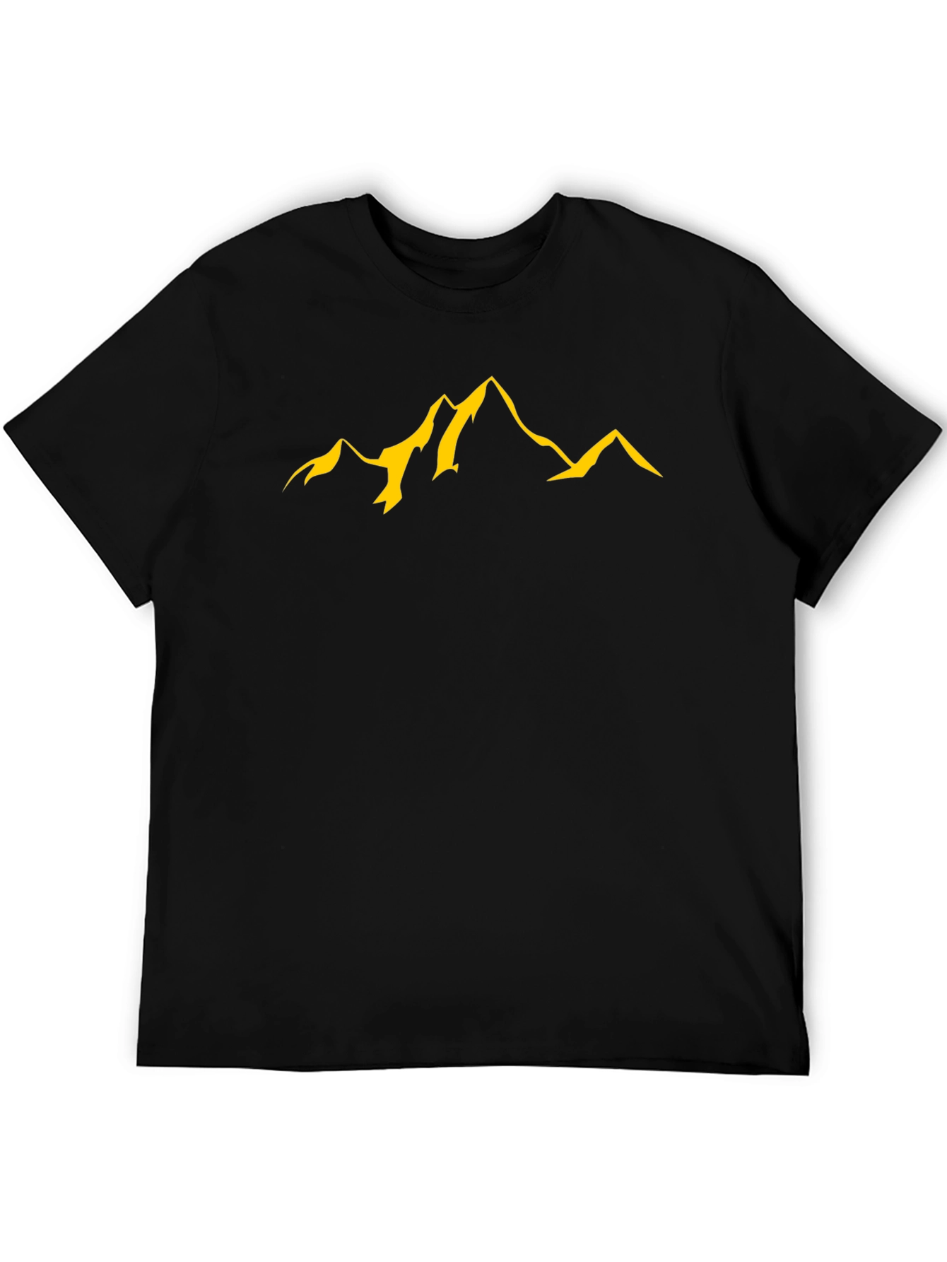 Mountain Peak Graphic T-Shirt - Black
