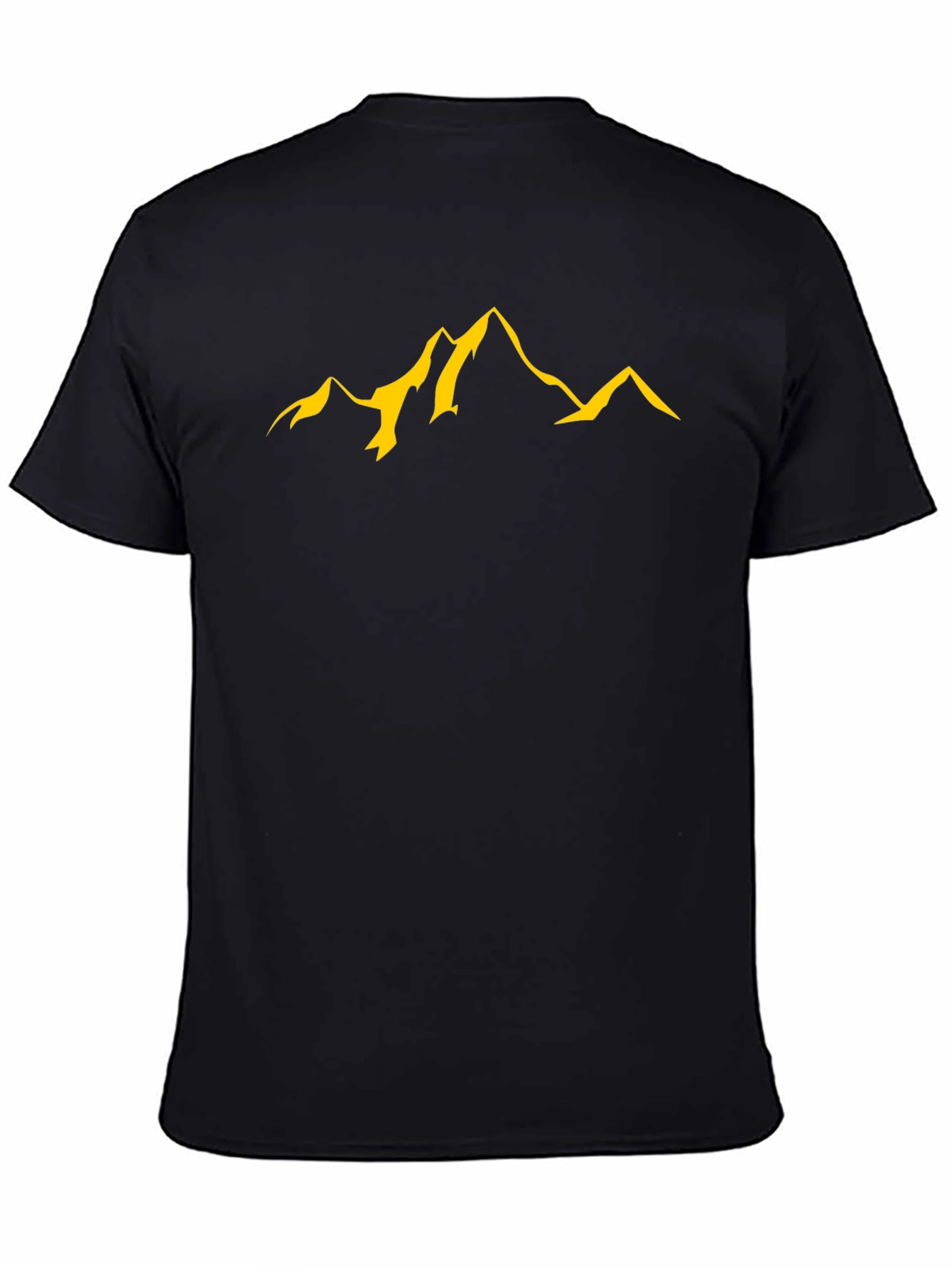 Mountain Peak Graphic T-Shirt - Black