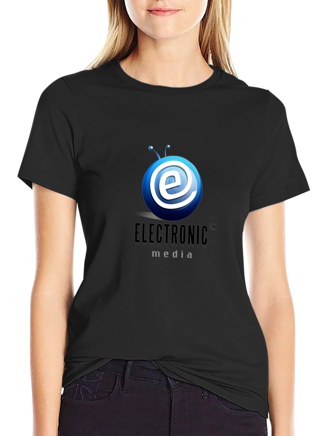 Electronic Media T-Shirt - Modern Tech Design
