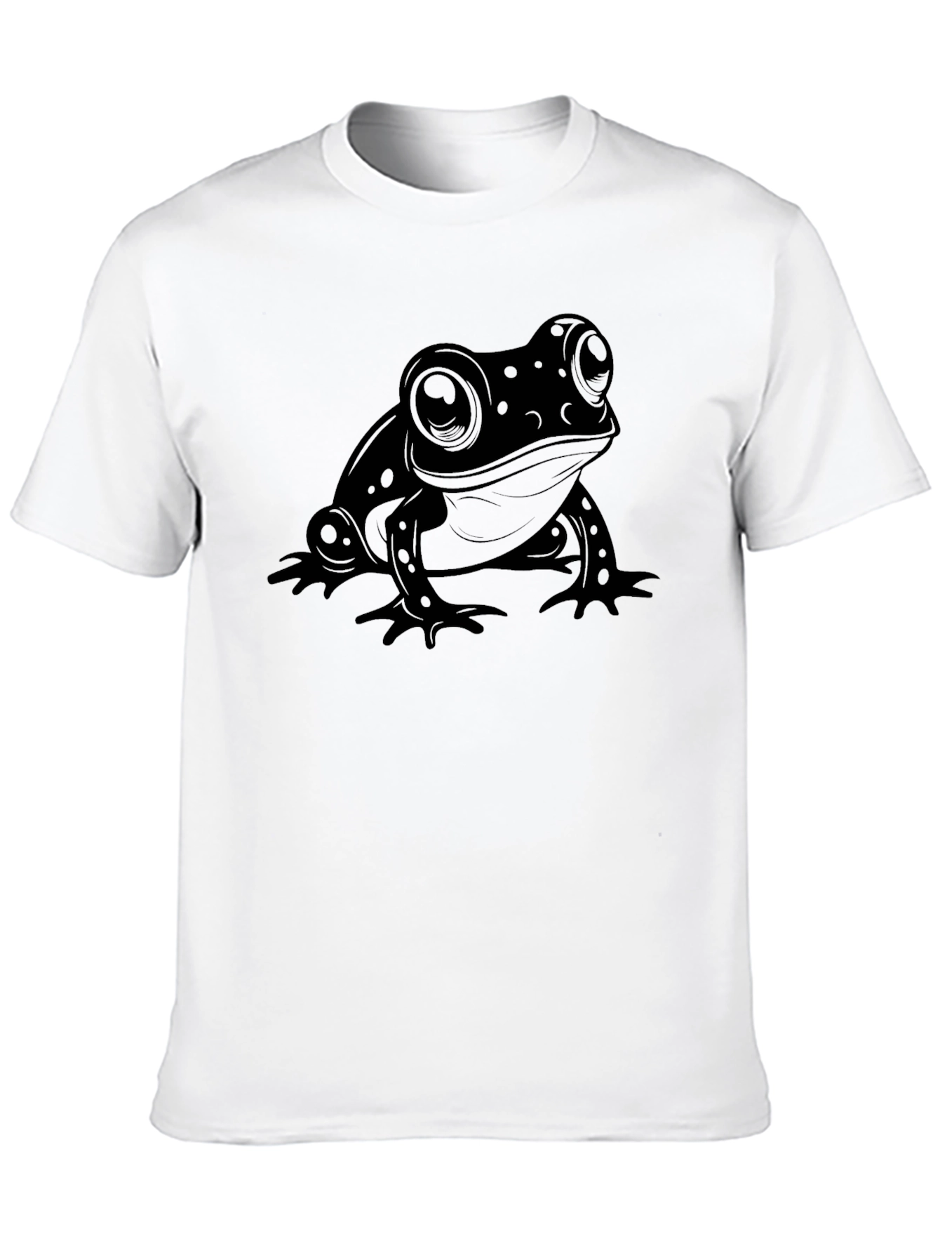 Frog Graphic Tee - Cool and Casual Black T-Shirt