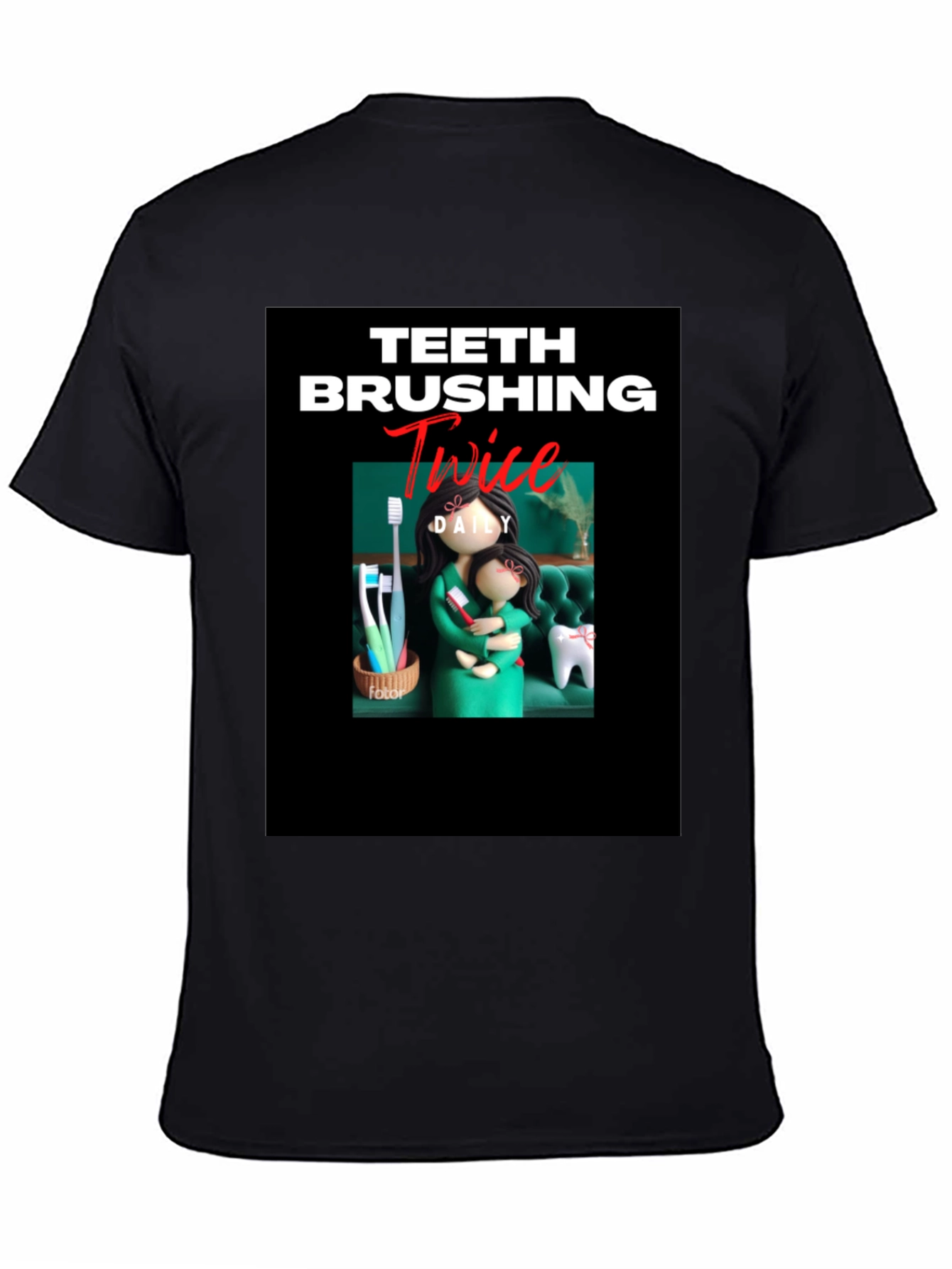 Teeth Brushing T-Shirt - Daily Dental Hygiene