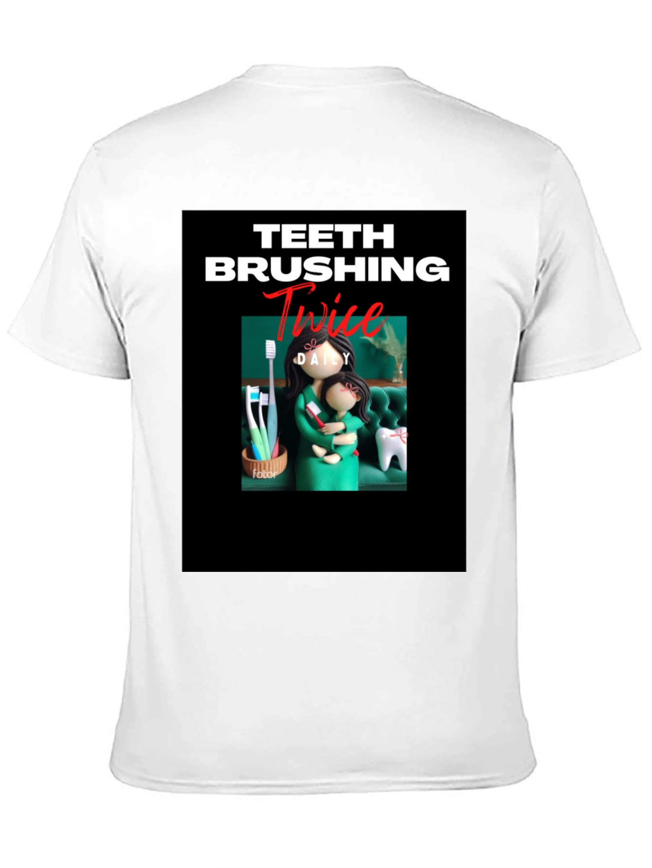 Teeth Brushing T-Shirt - Daily Dental Hygiene