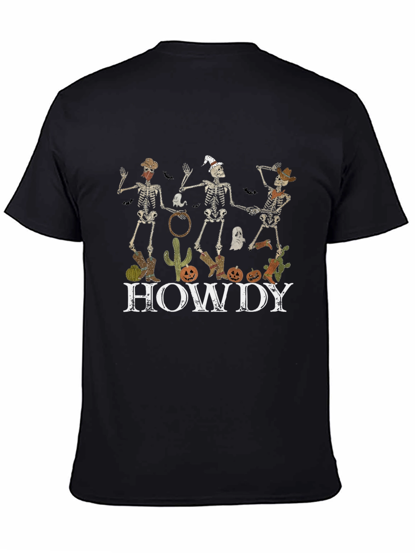 Halloween Skeletons Howdy Tee