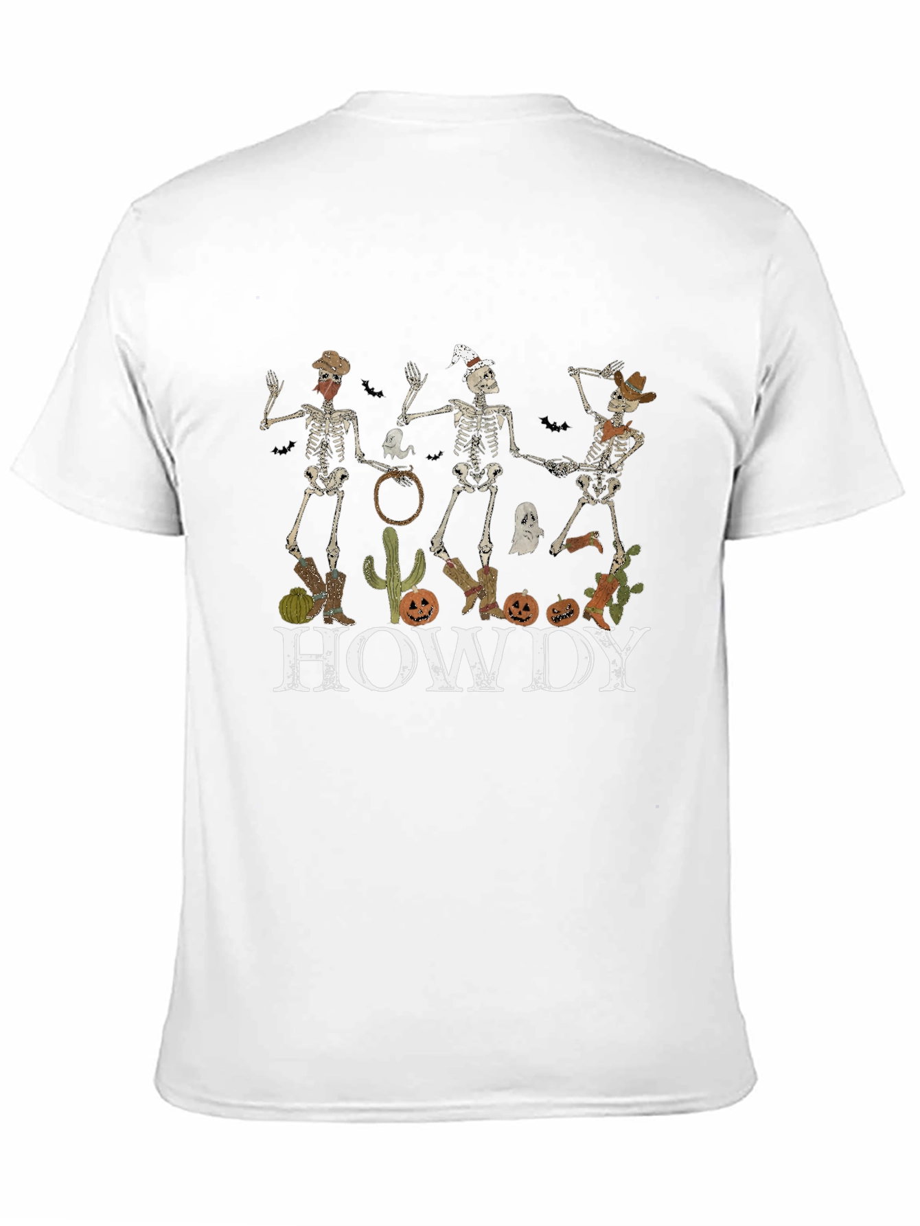 Halloween Skeletons Howdy Tee