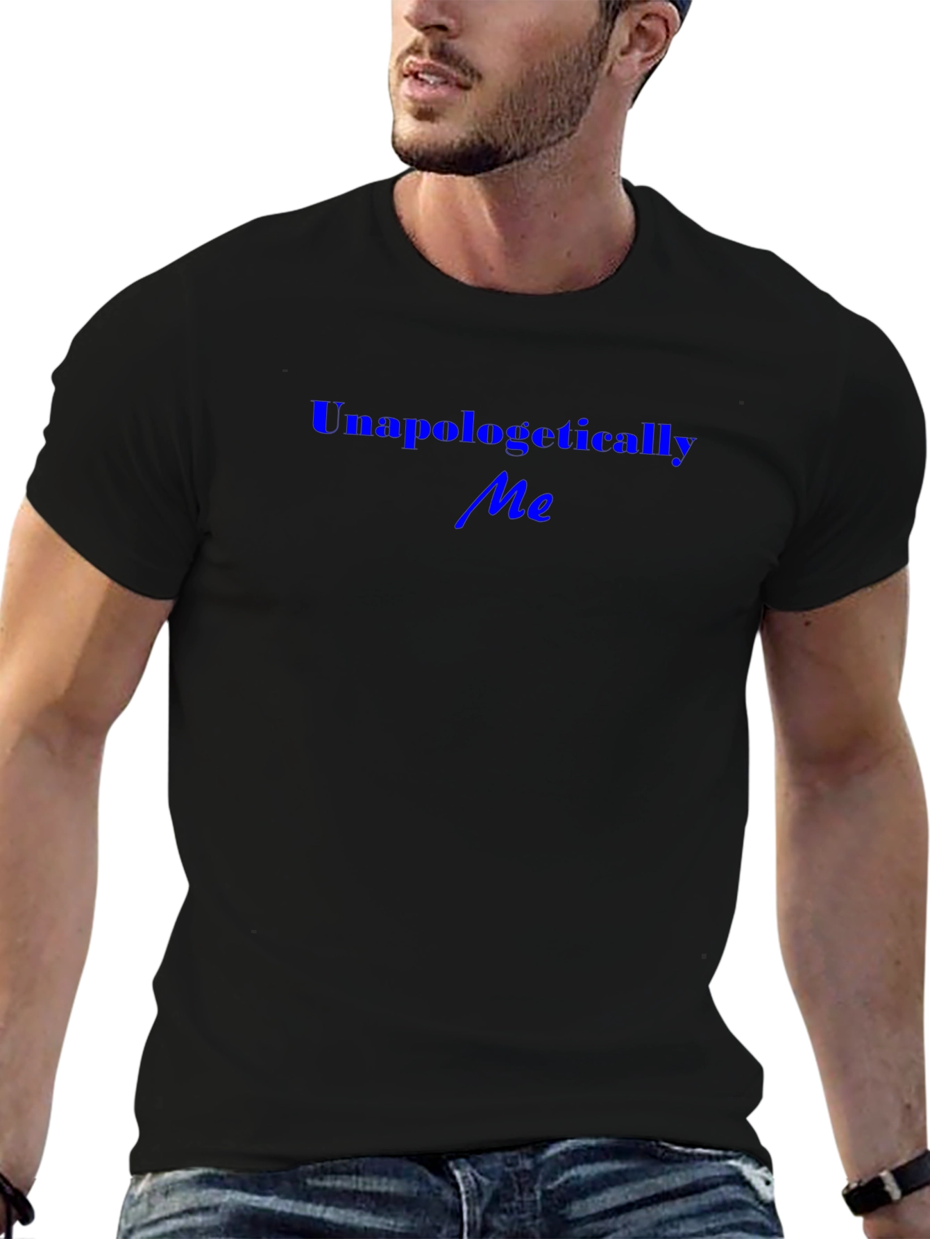 Unapologetically Me Black Graphic Tee