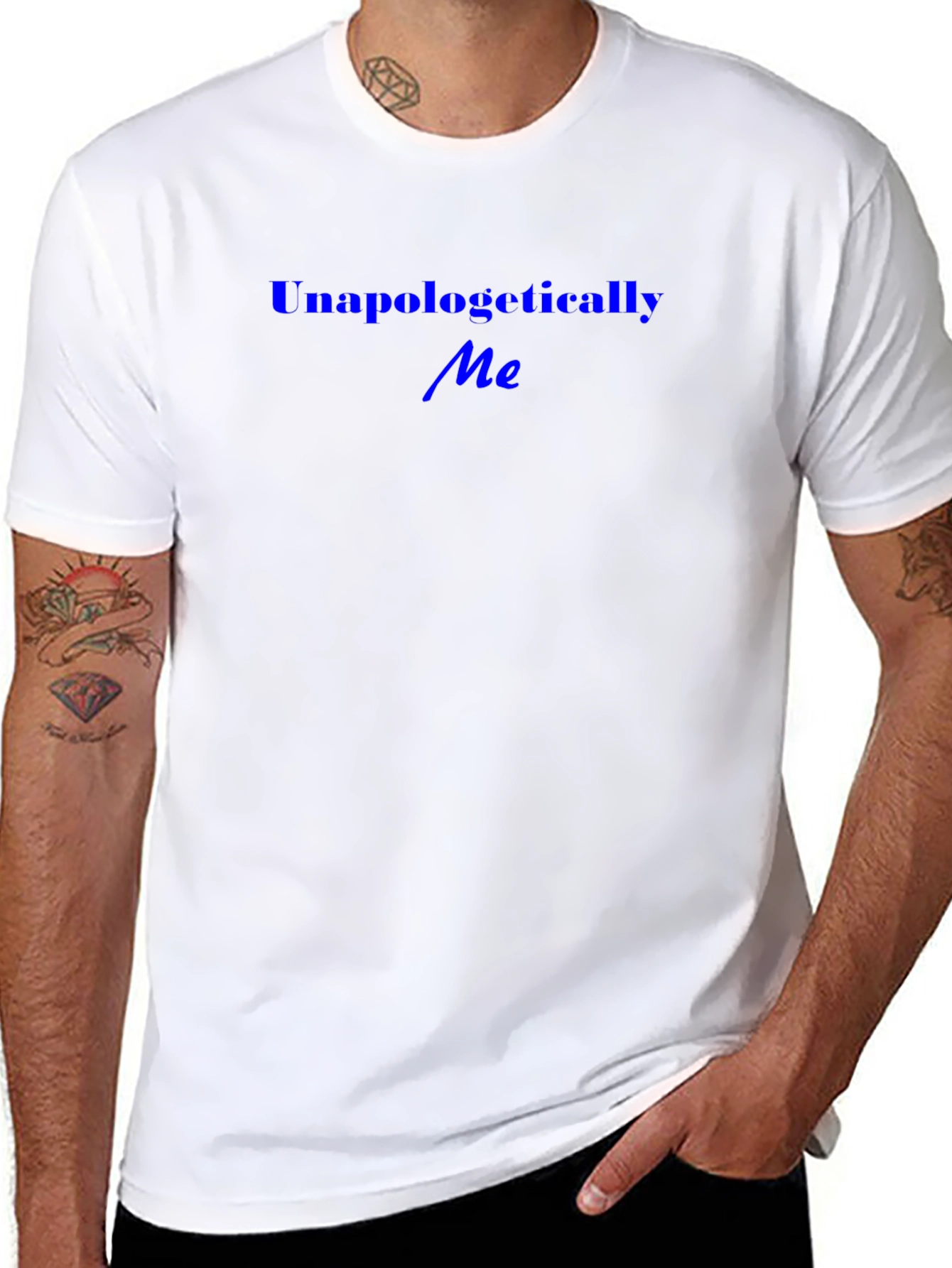 Unapologetically Me Black Graphic Tee