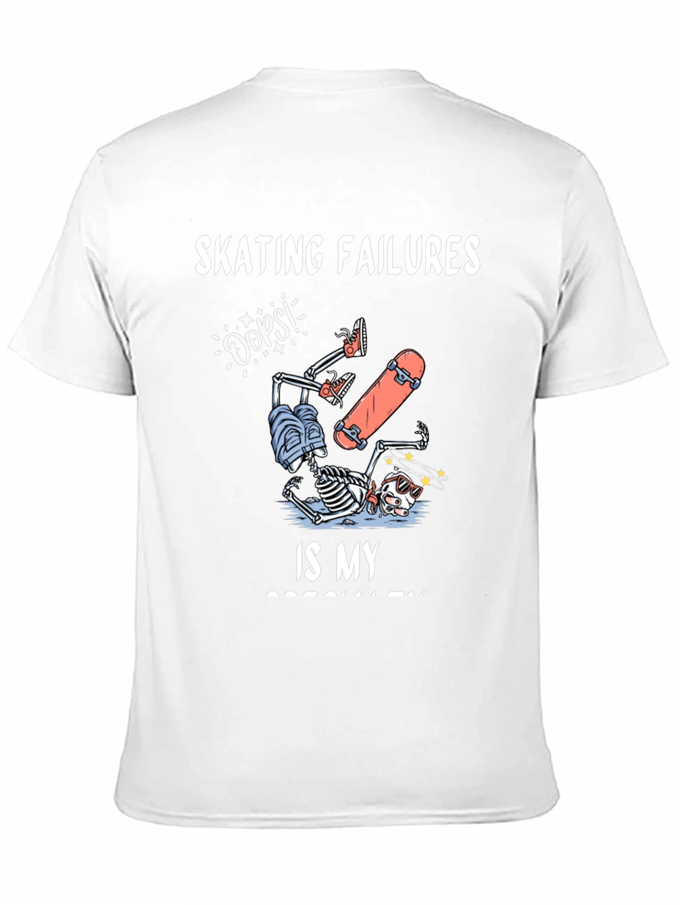 Skating Failures Skeleton Graphic Tee