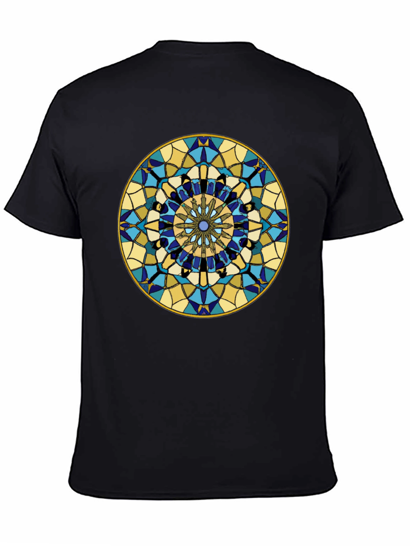 Mandala Graphic Black Tee