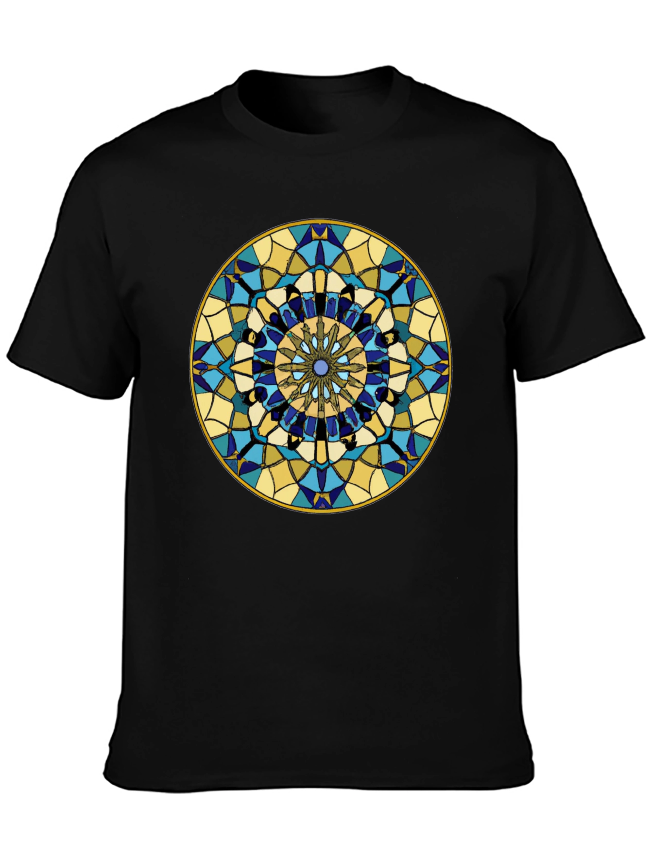 Mandala Graphic Black Tee