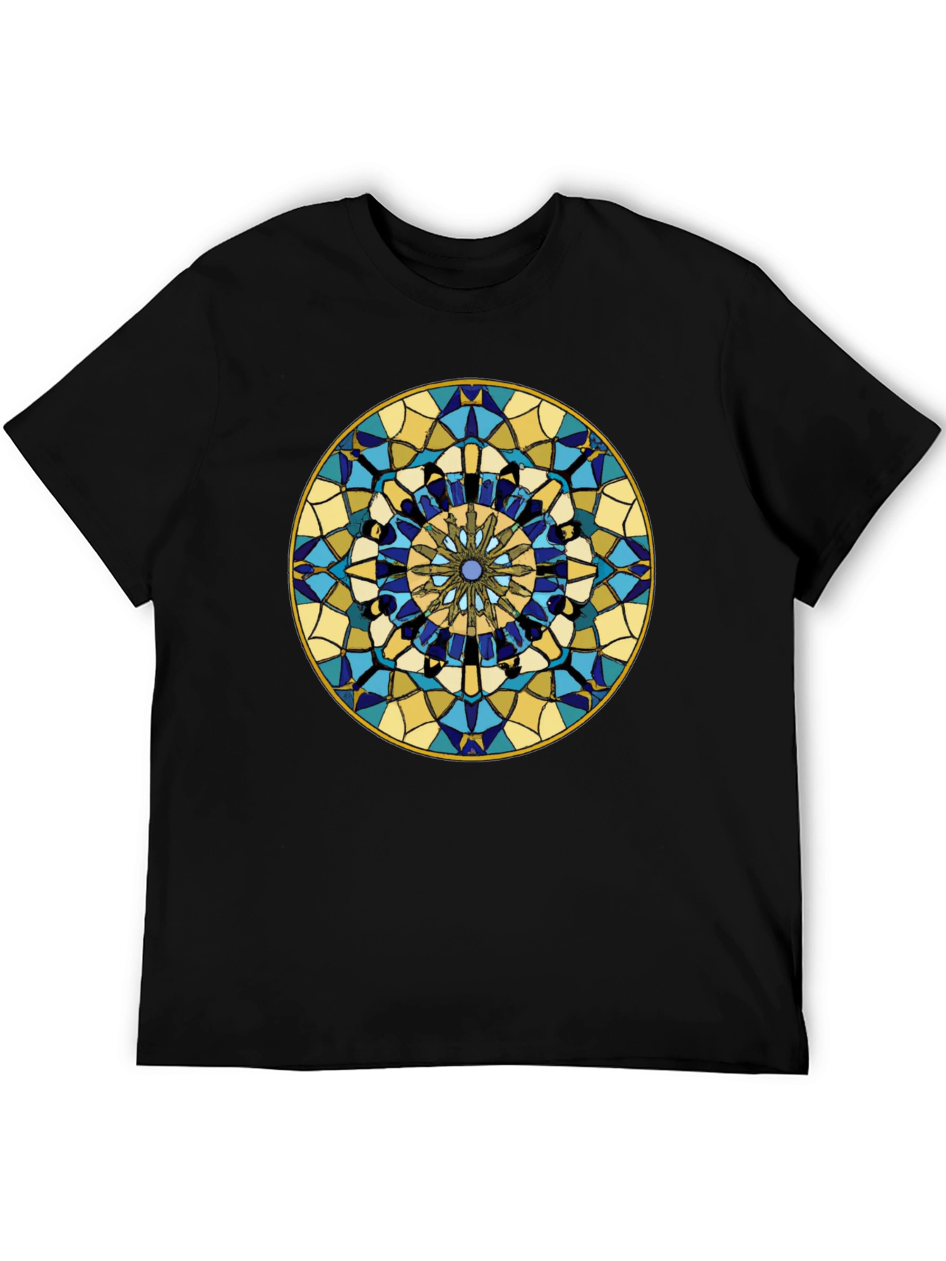 Mandala Graphic Black Tee