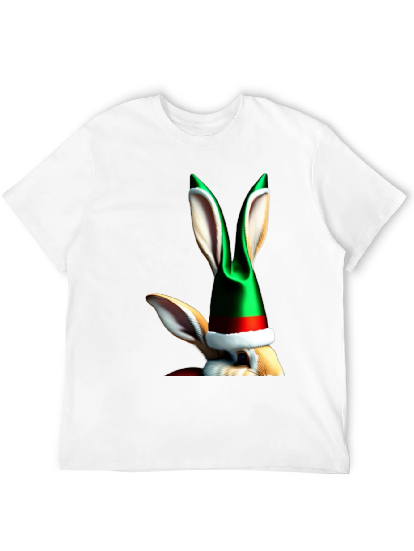 Festive Rabbit Tee - Holiday Humor