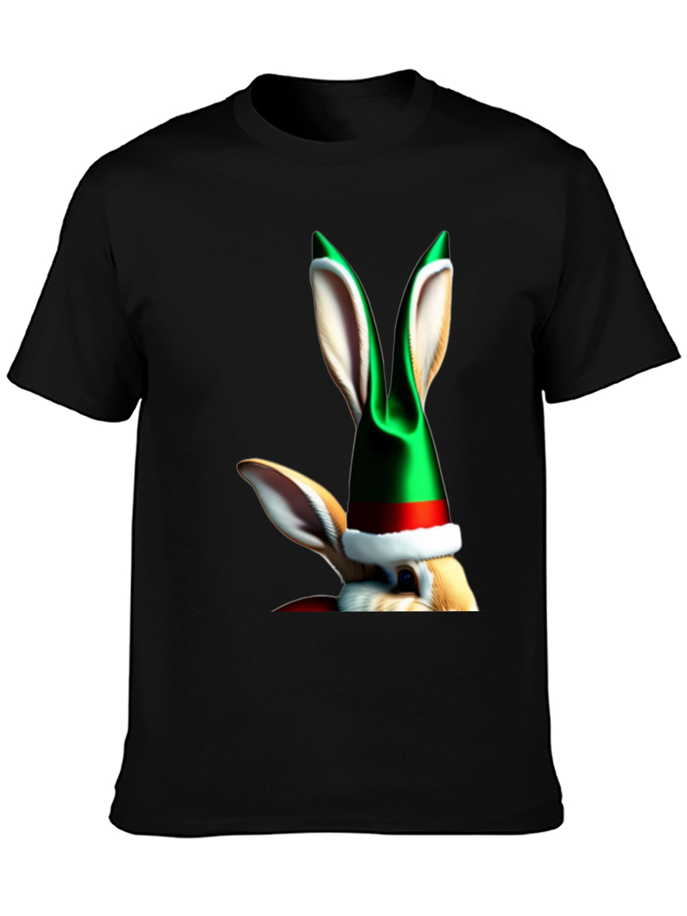 Festive Rabbit Tee - Holiday Humor