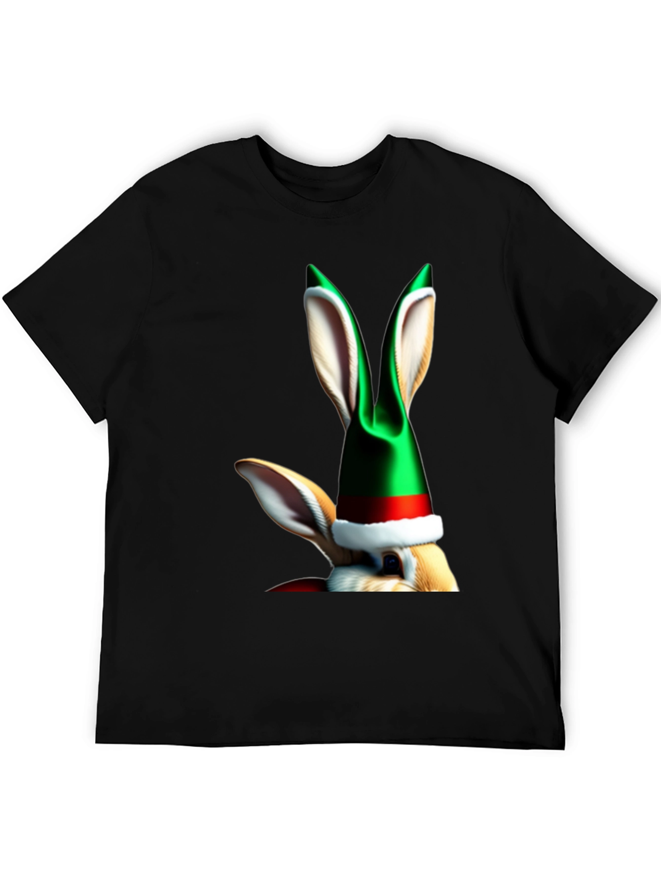 Festive Rabbit Tee - Holiday Humor