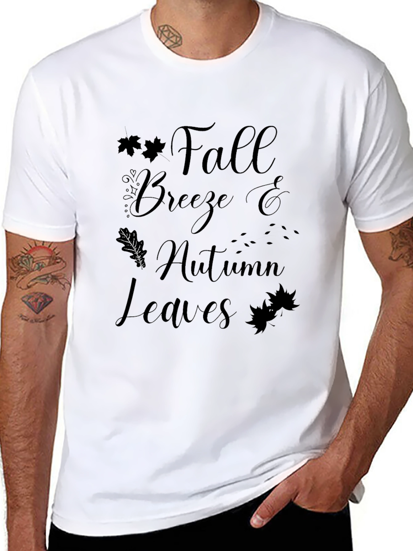 Fall Breeze & Autumn Leaves T-Shirt
